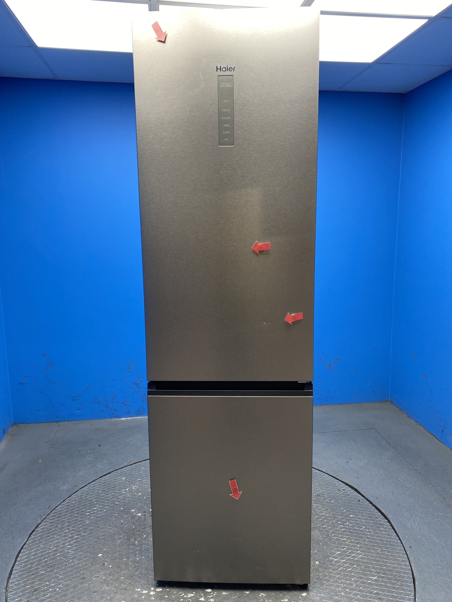 Haier HDPW5620ANPD 409L 60cm Frost Free Fridge Freezer