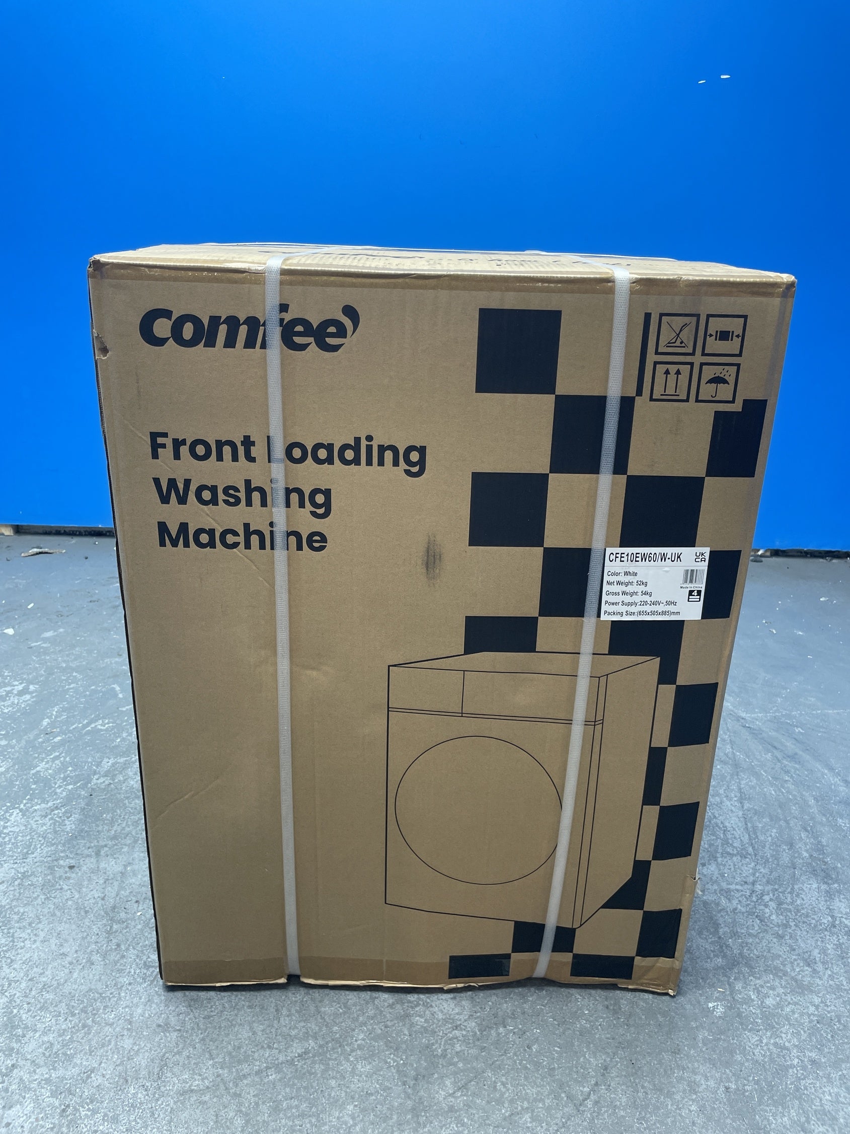 #GRC-158-899 - Comfee CFE10EW60/W Slim 6kg 1000rpm Washing Machine