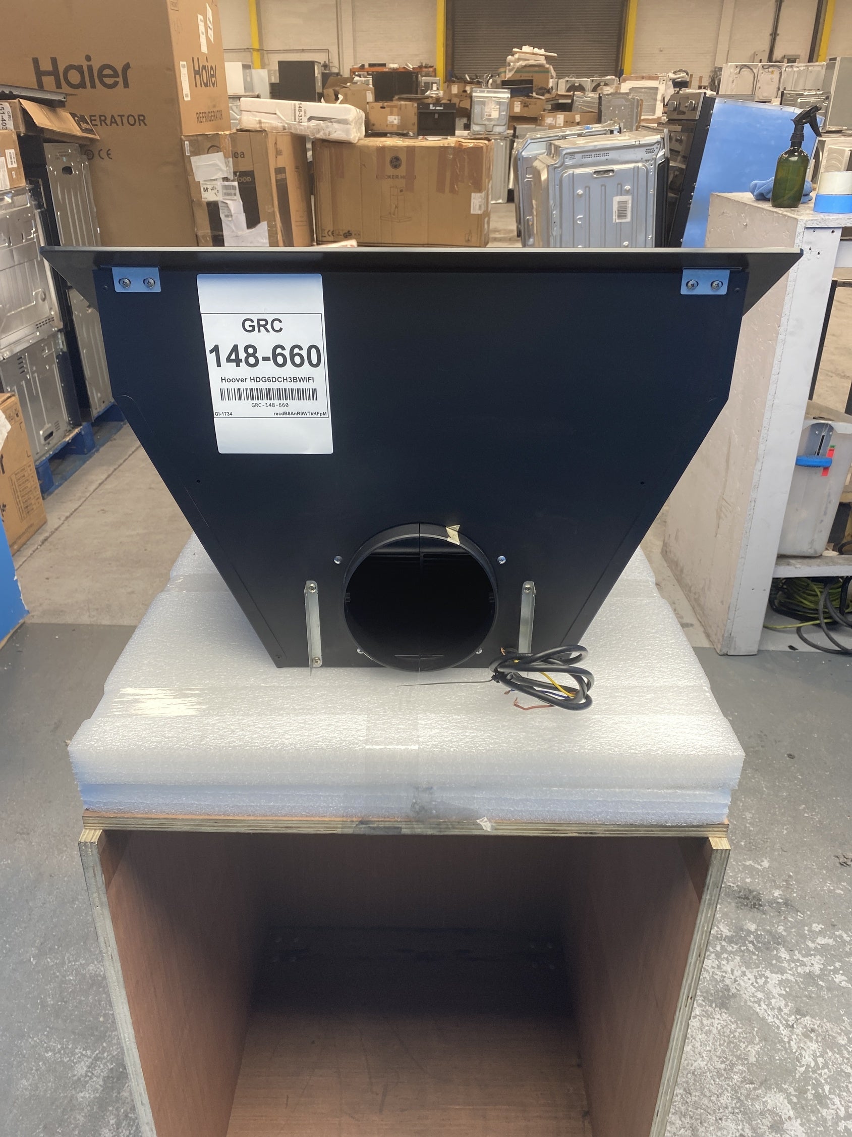 #GRC-148-660 - Hoover HDG6DCH3BWIFI 60cm Smart Canopy Hood