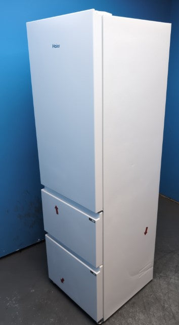 #GRC-162-804 - Haier 54.5cm 60/40 Fridge Freezer – 303L, White, Total No Frost, Smart WiFi