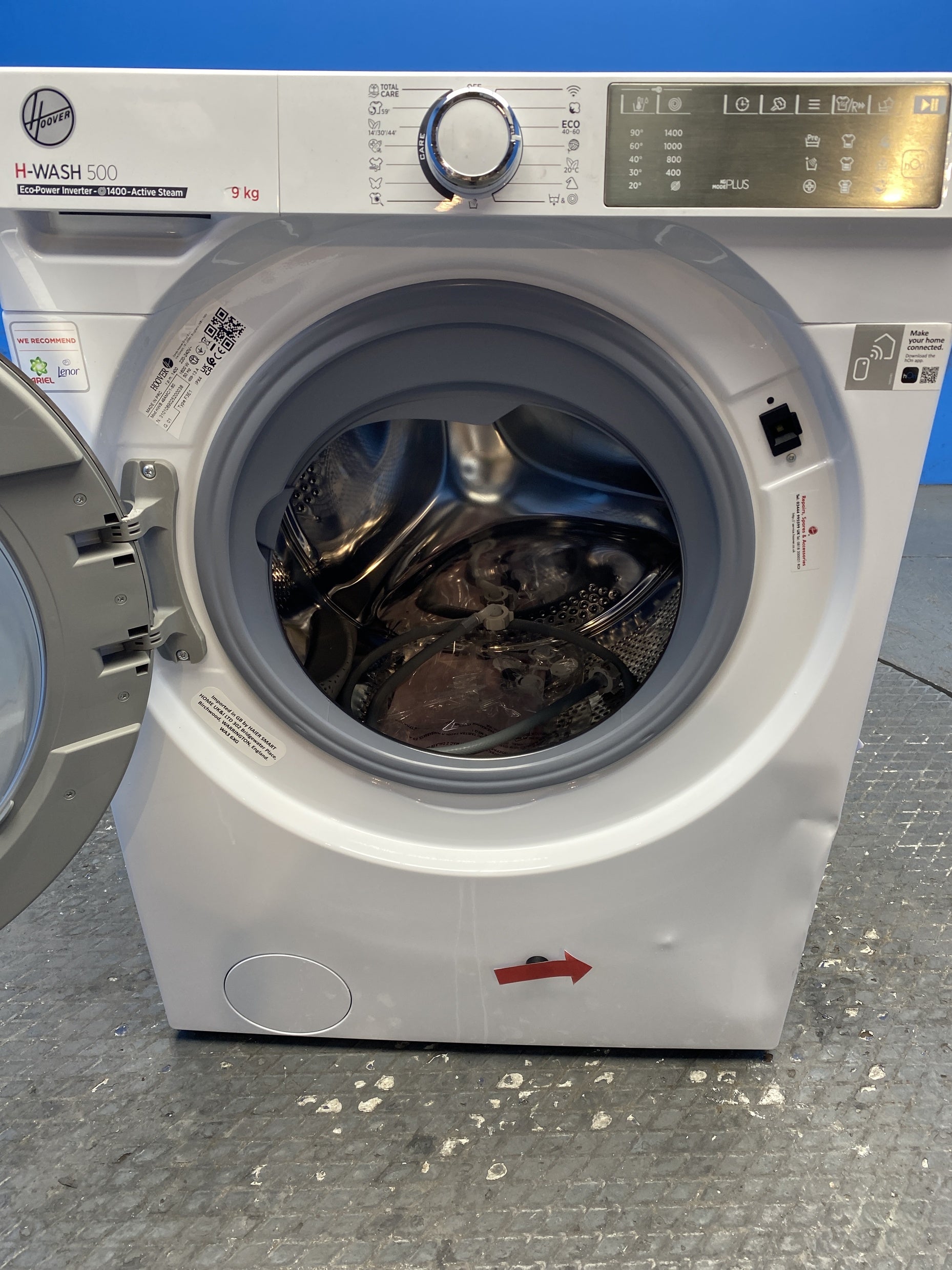 Hoover HWB49AMC 9kg 1400 Spin Washing Machine