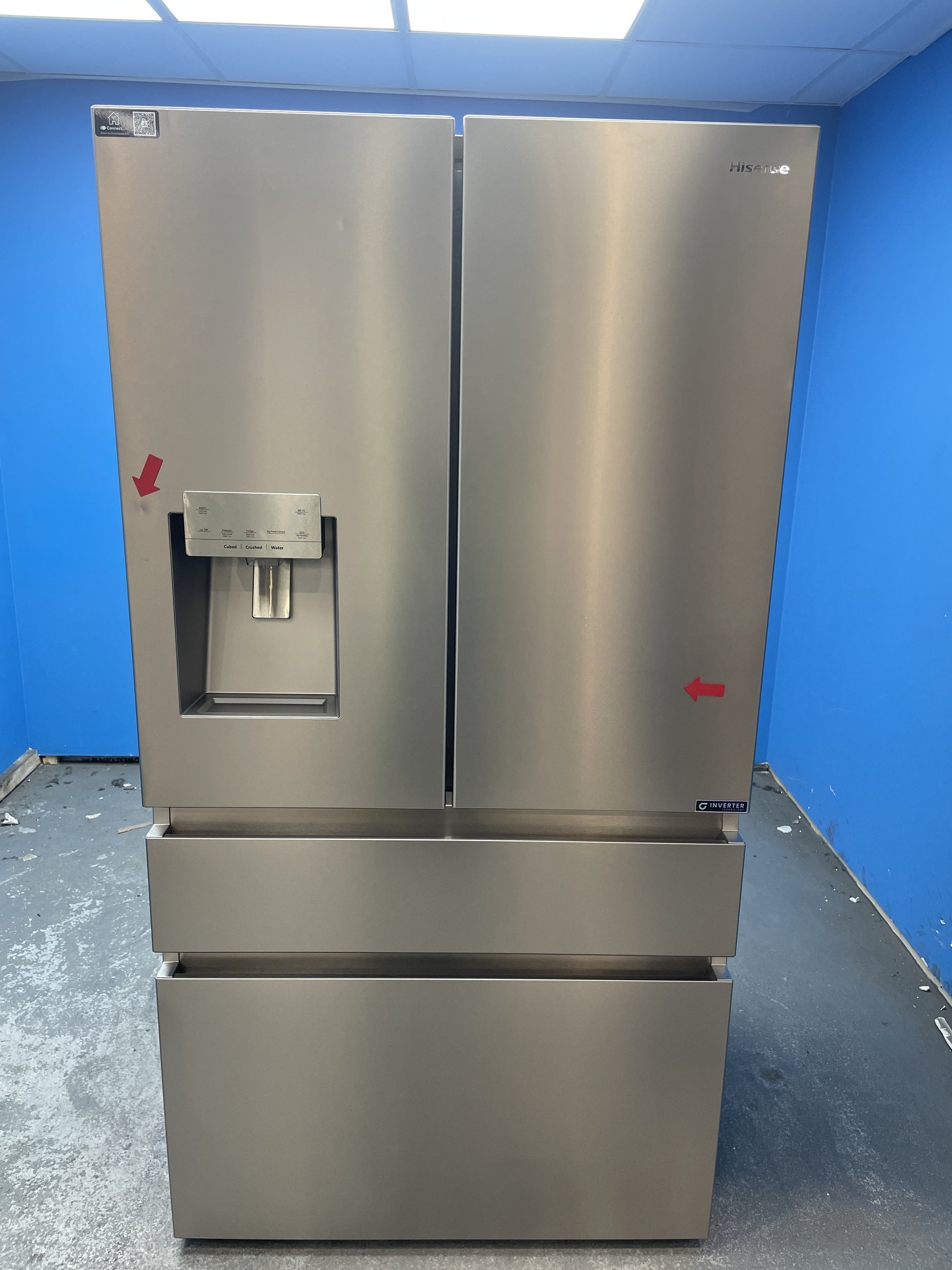#GRC-158-059 - Hisense RF728N4SASE PureFlat Multi Door Smart Fridge Freezer