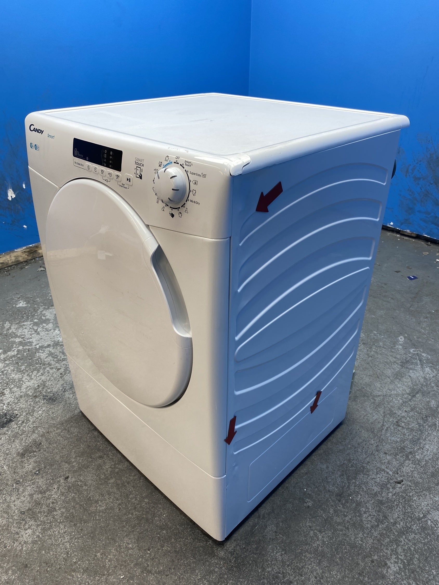 #GRC-159-201 - Candy CSE V9DF-80 9kg Vented Smart Tumble Dryer