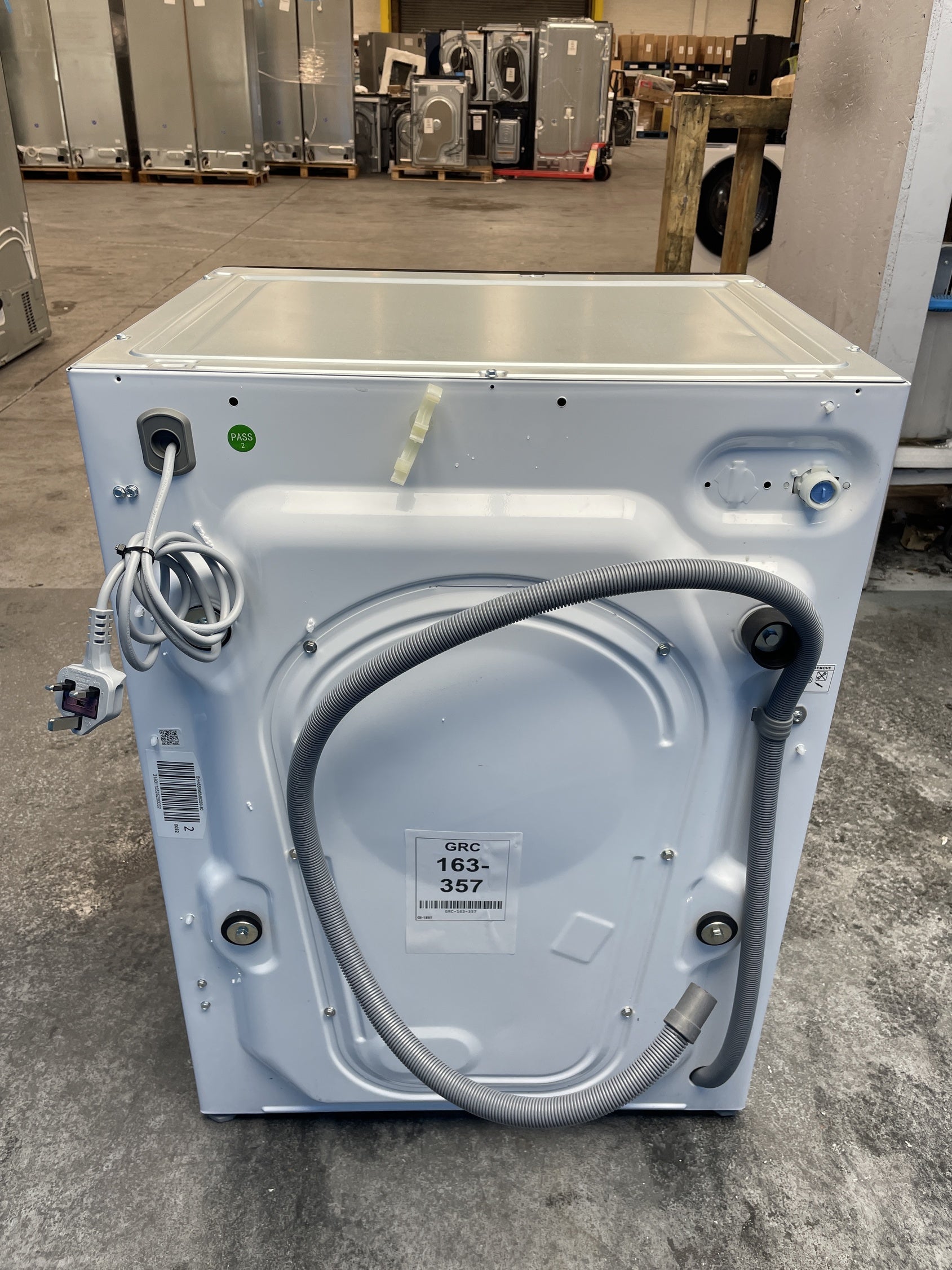#GRC-163-357 - Haier Integrated Washer Dryer – 9kg Wash, 6kg Dry, 1600rpm, WiFi Connected, White
