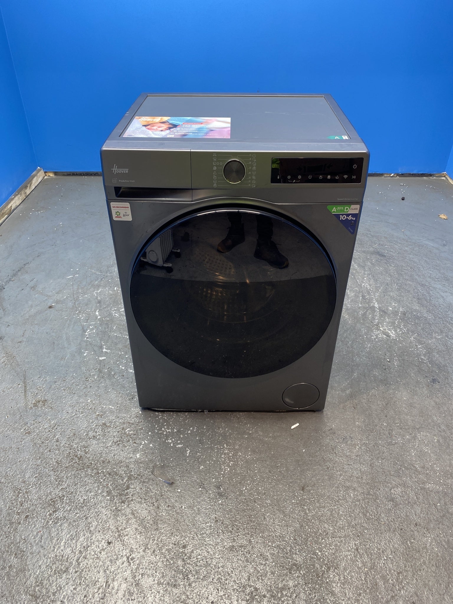 Hoover 10kg/6kg 1600rpm Washer Dryer – Graphite