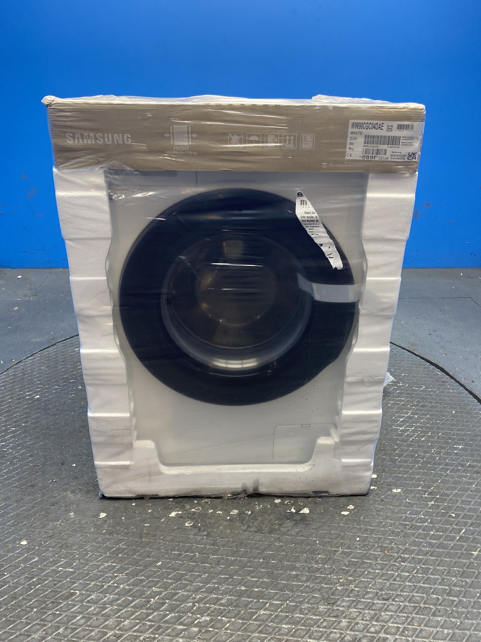 Samsung Series 5 WW90CGC04DAE 9kg 1400rpm Ecobubble Washing Machine