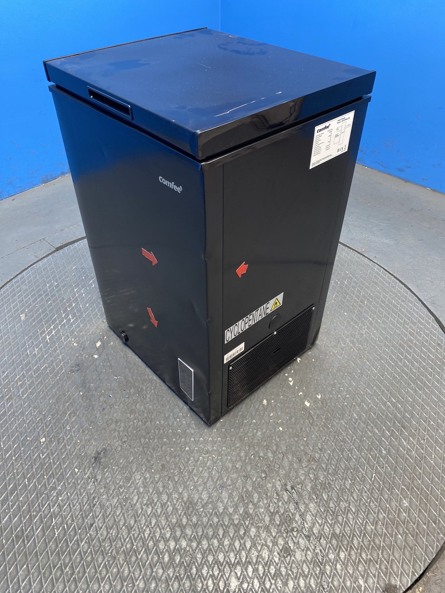 COMFEE' RCC100BL2 99L Freestanding Chest Freezer