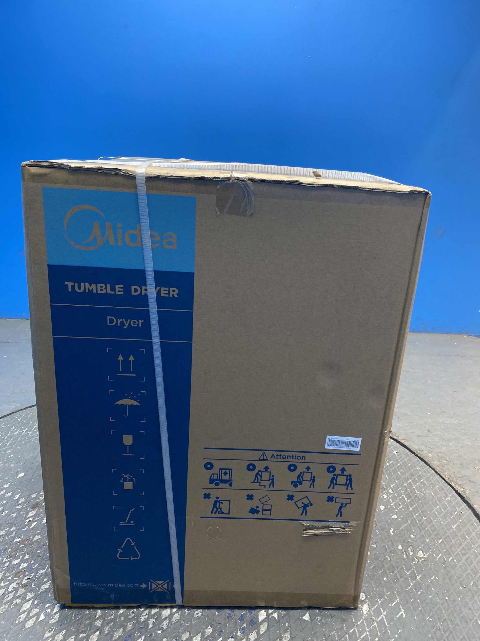#GRC-158-855 - Midea MD200H80WB/W-UK 8kg Smart Sensor Heat Pump Tumble Dryer