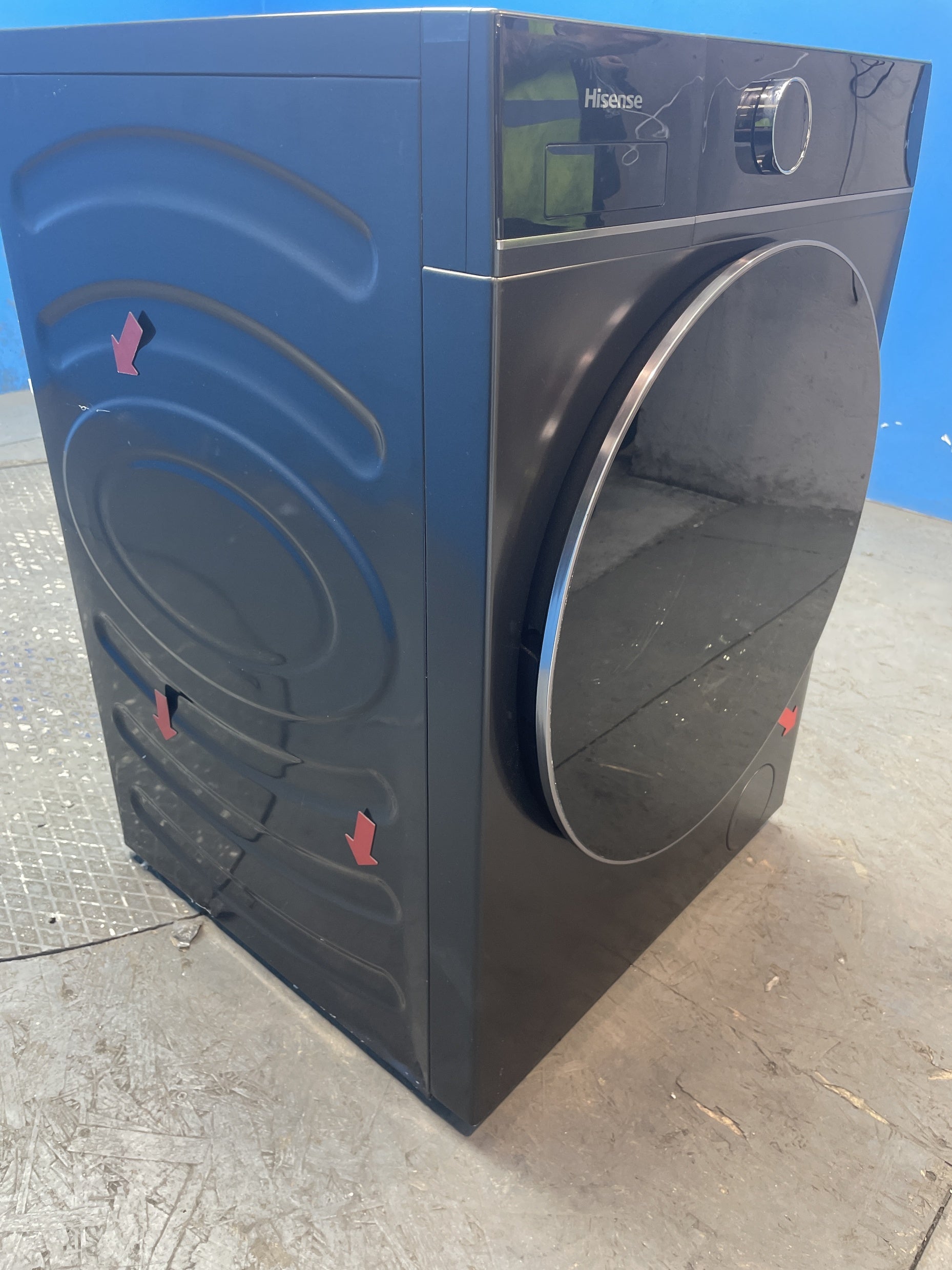 #GRC-157-221 - Hisense WF5I1245BBR 12kg 1400rpm KitchenFit Washing Machine in Black
