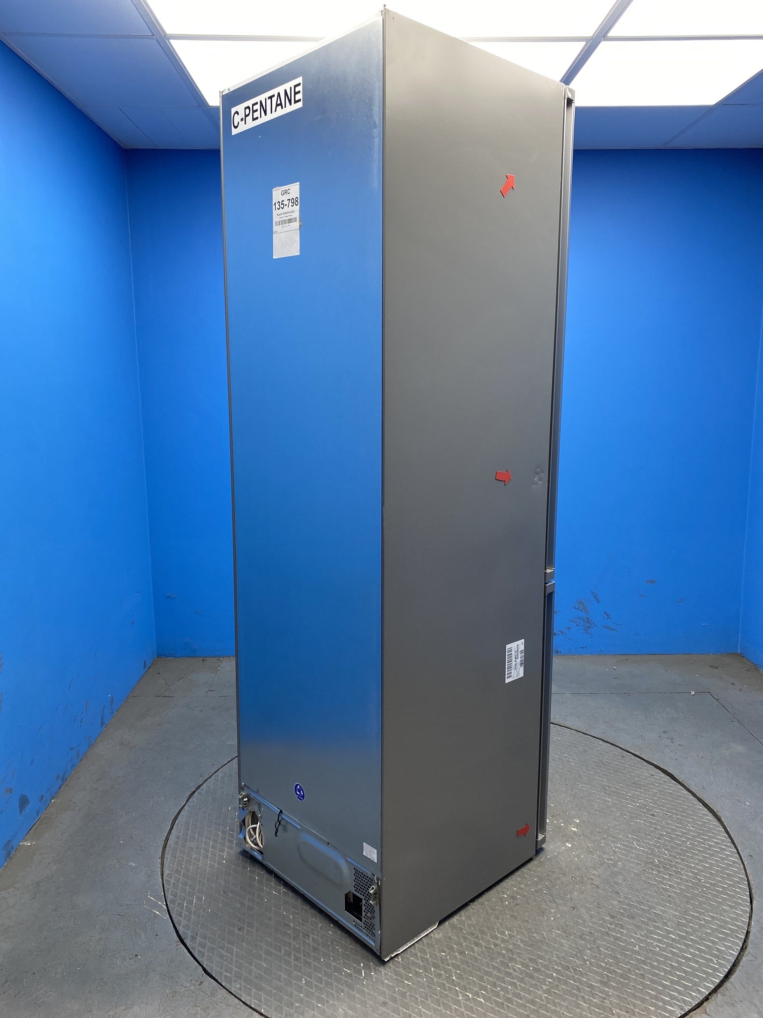 Bosch 363L Freestanding Frost Free Fridge Freezer Silver