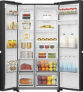 Hisense RS840N4WFE 649 Litre American Style Fridge Freezer - Black - Renew 2 U