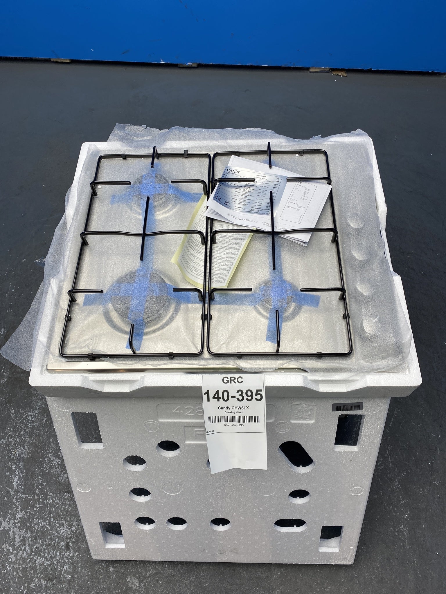 Candy CHW6LX 60cm Stainless Steel 4 Zone Gas Hob