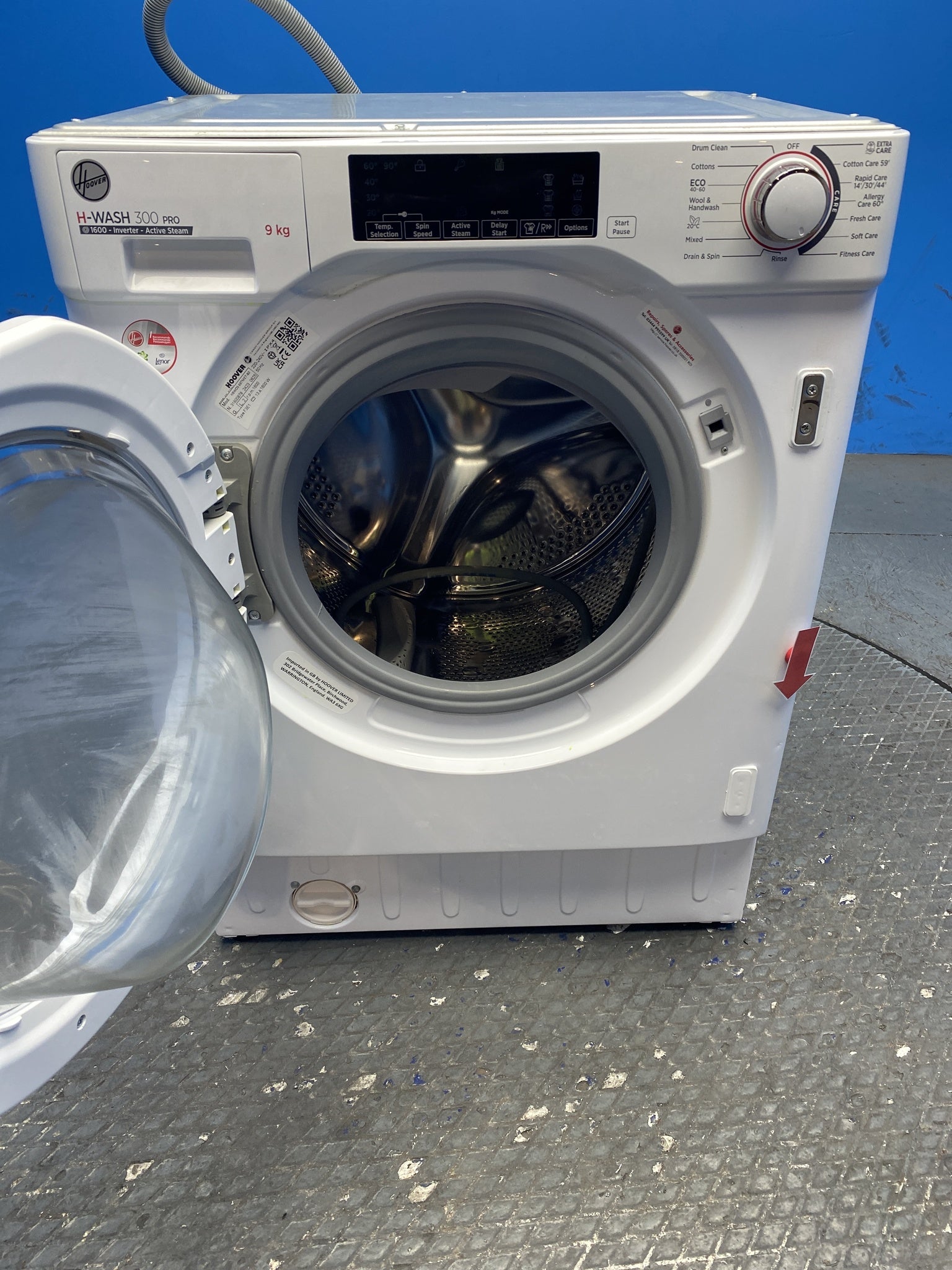 Hoover HBWOS69TMET Integrated  9kg 1600 Spin Washing Machine