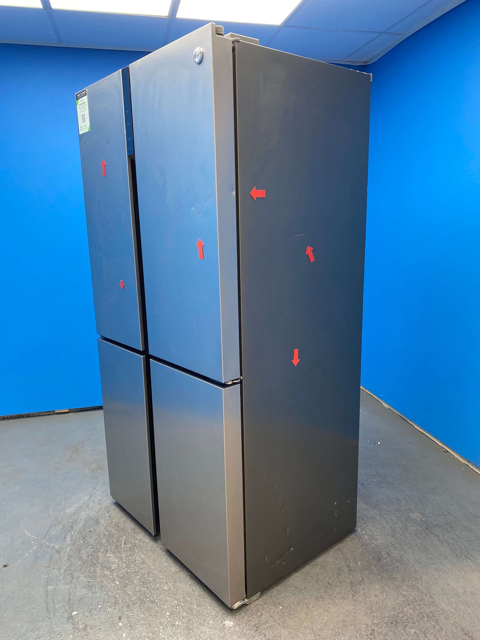 Hoover HSC918ENXK 567L No Frost American Style Fridge Freezer