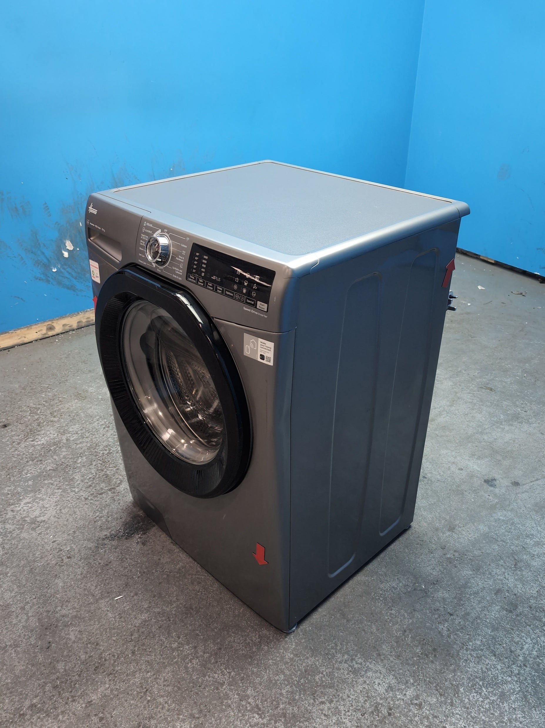 #GRC-163-718 - Hoover H-WASH 350 10kg 1400rpm Washing Machine – Eco-Power Inverter Motor