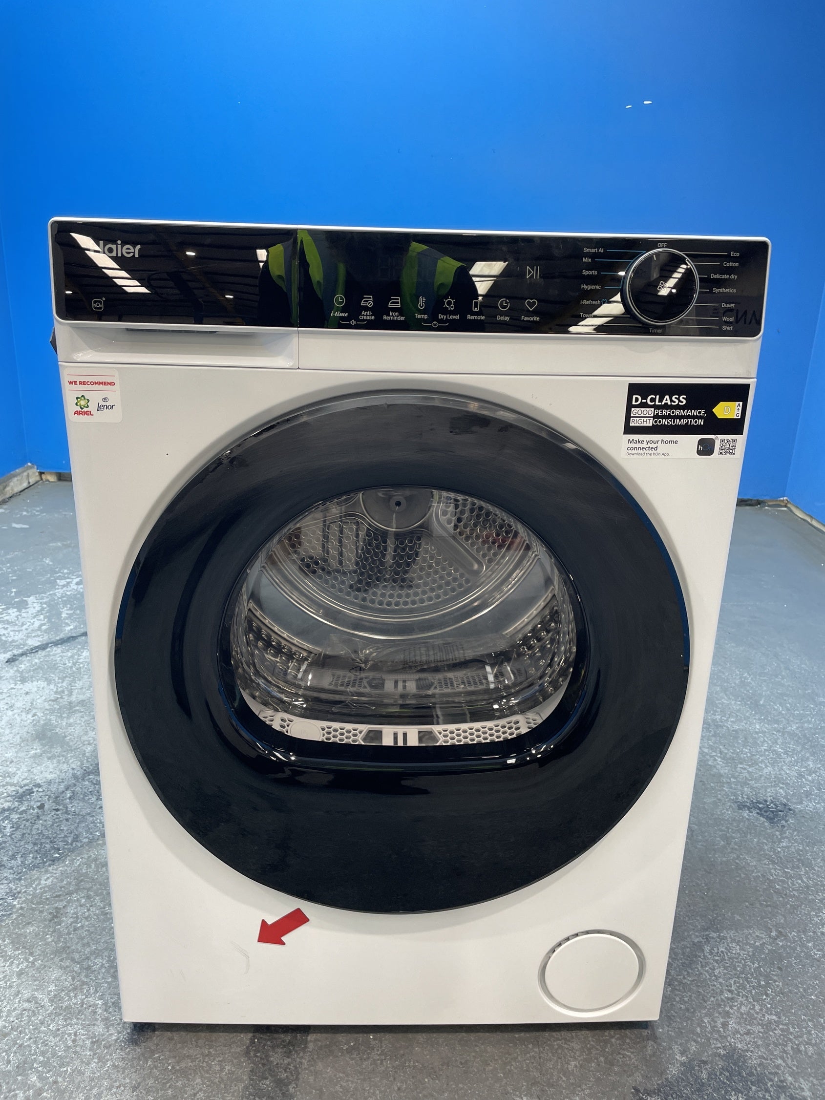 #GRC-160-339 - Haier HD80-D357U1 8kg Heat Pump Tumble Dryer