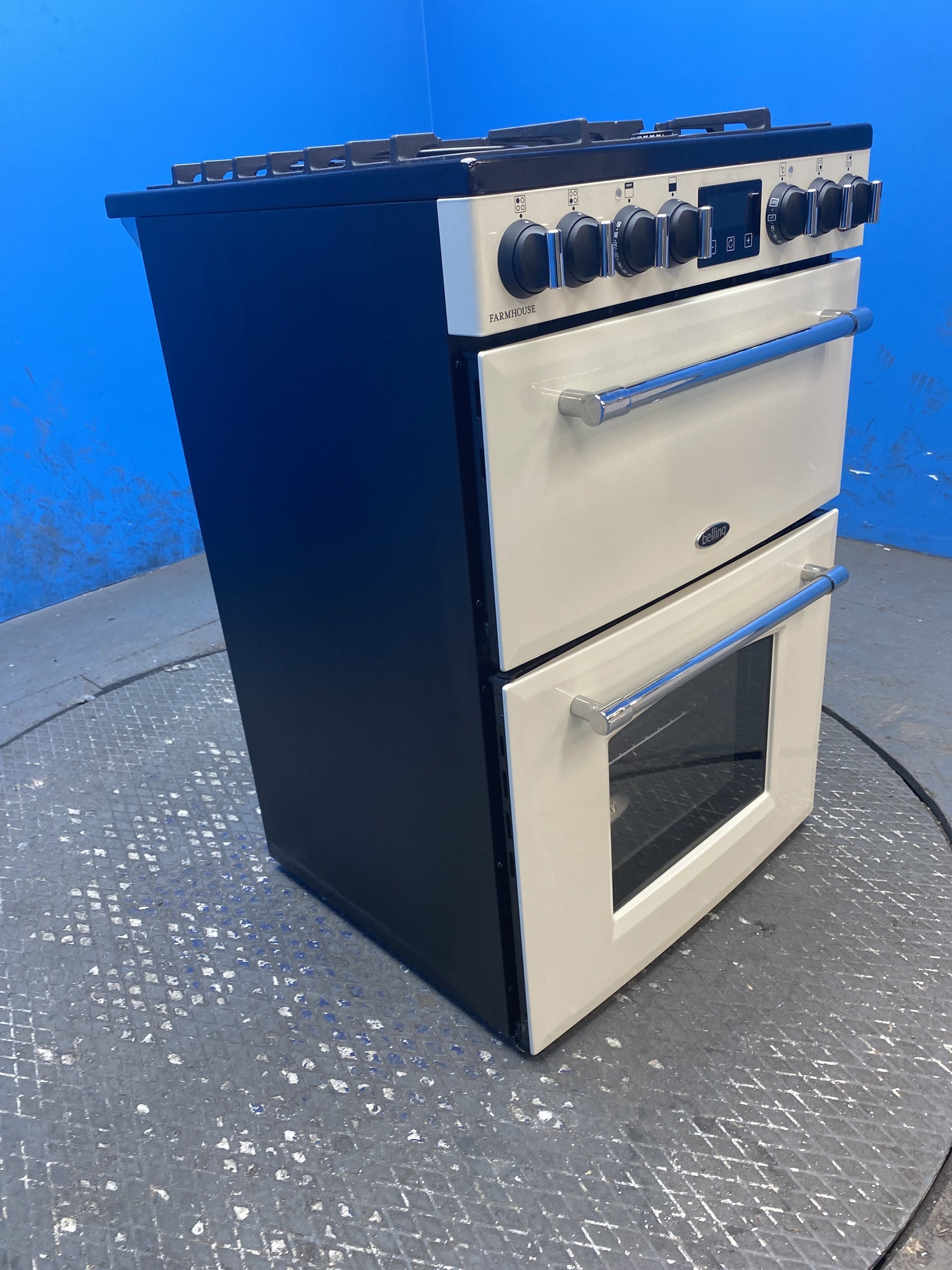 #GRC-159-438 - Belling Farmhouse 60cm Dual Fuel Cooker with Double Oven