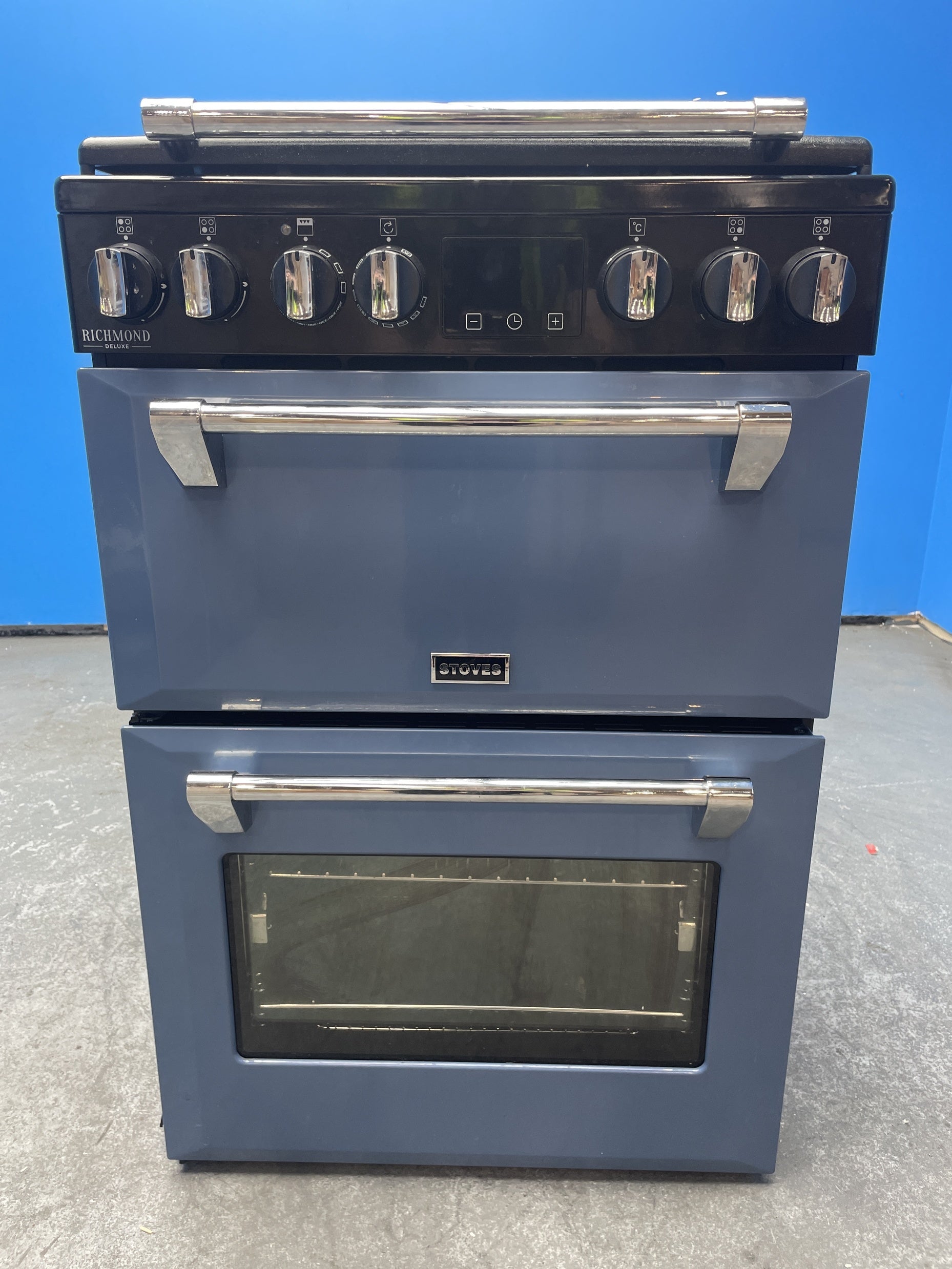 #GRC-159-434 - Stoves 60DF Richmond Deluxe 60cm Dual Fuel Cooker