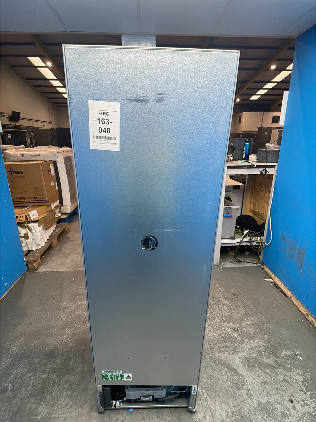 #GRC-163-040 - Candy 54.5cm Fridge Freezer – 252L, Silver, Low Frost, Smart WiFi