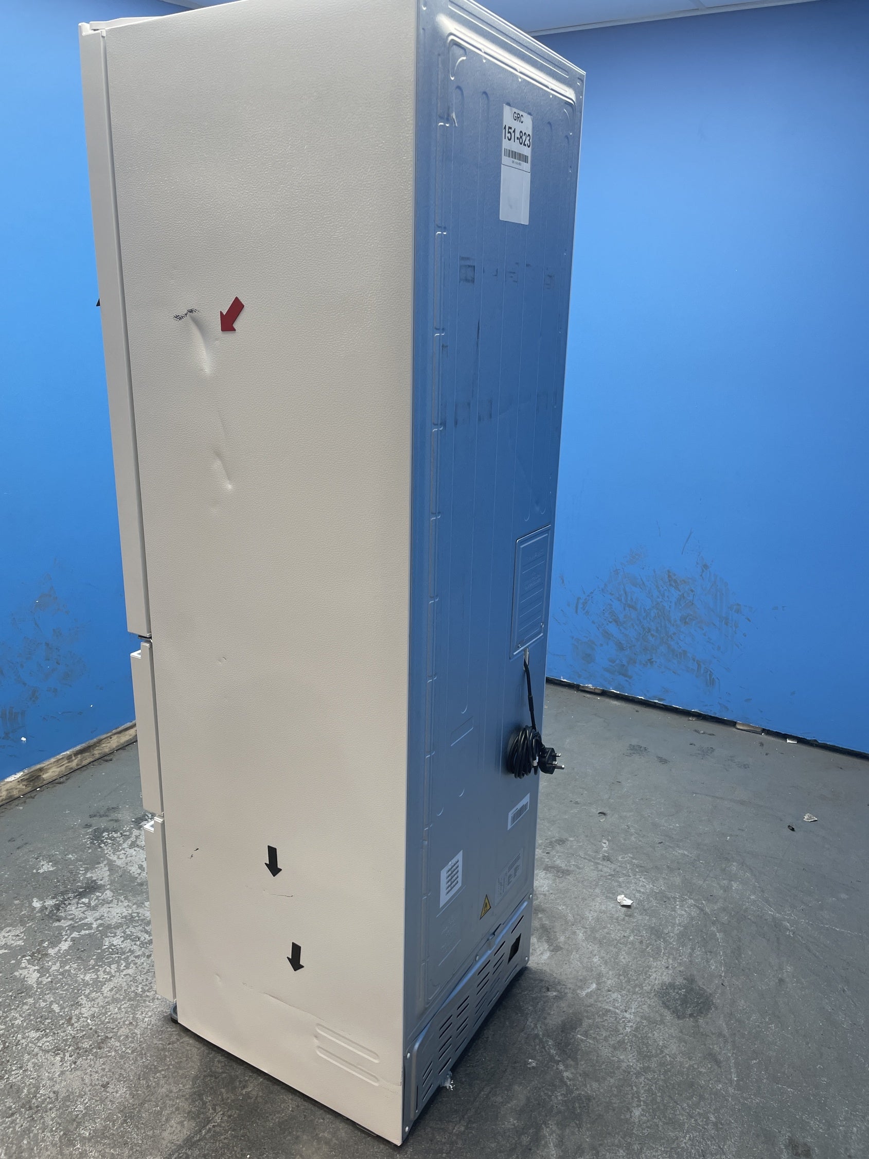 #GRC-151-823 - Haier 3D 55 Series 3 HTR3518ENMWK 60/40 Fridge Freezer