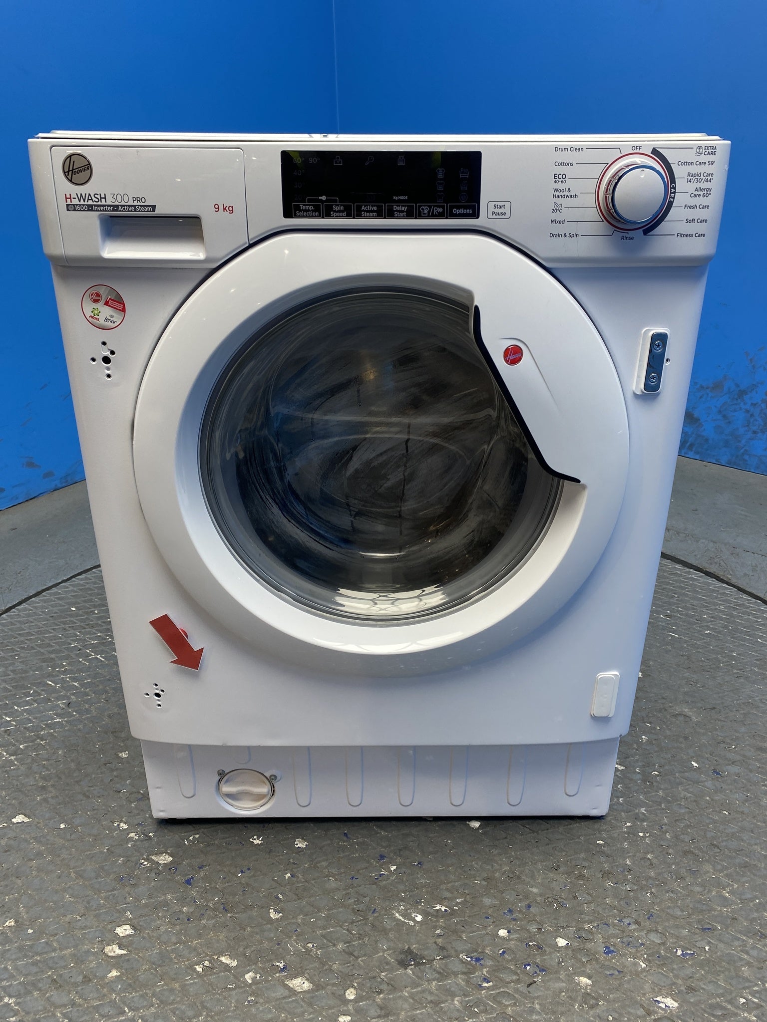 Hoover HBWOS69TMET Integrated  9kg 1600 Spin Washing Machine