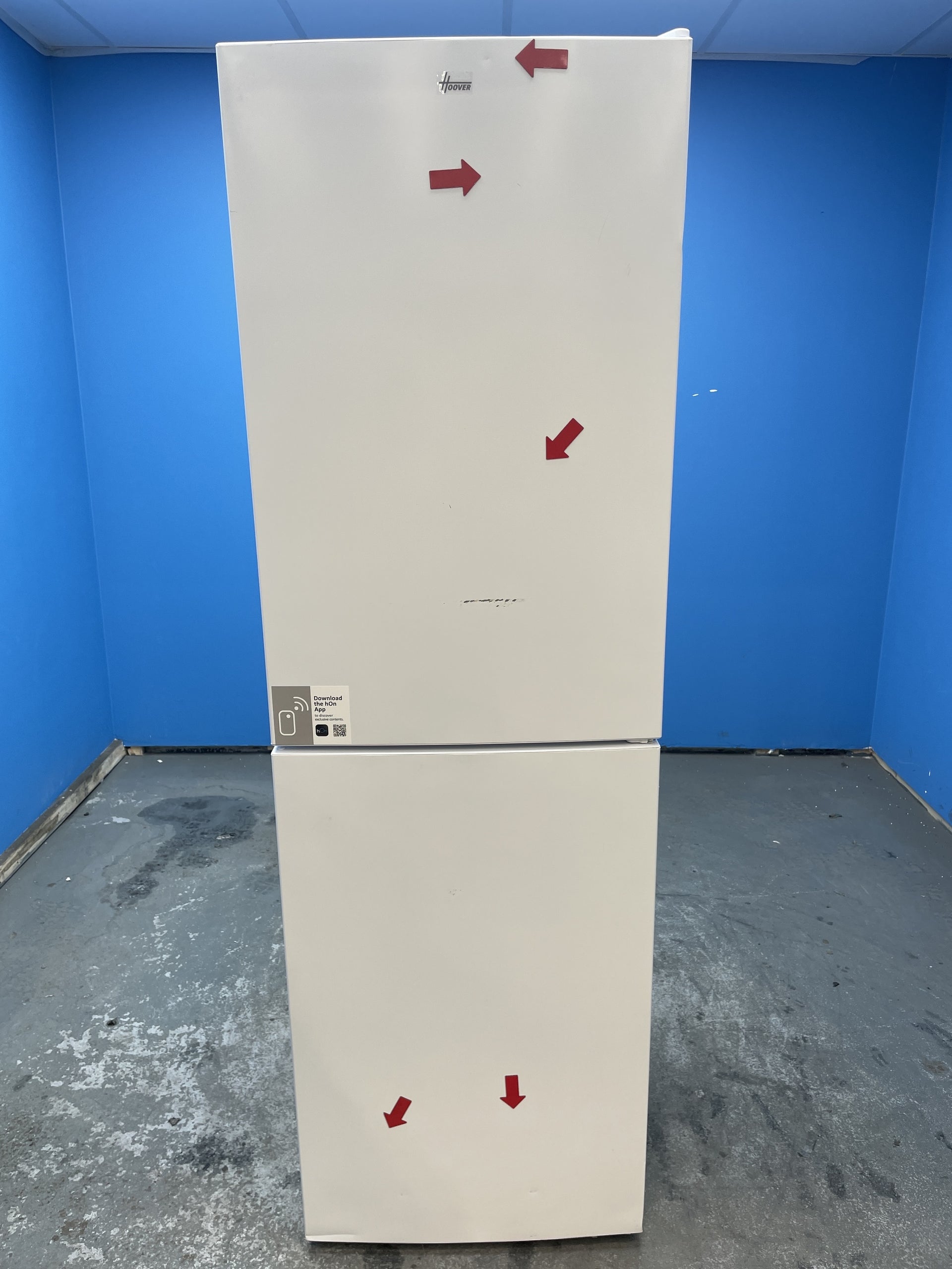 Hoover HVCT3L517EWKR H-FRIDGE 300 Low Frost Fridge Freezer