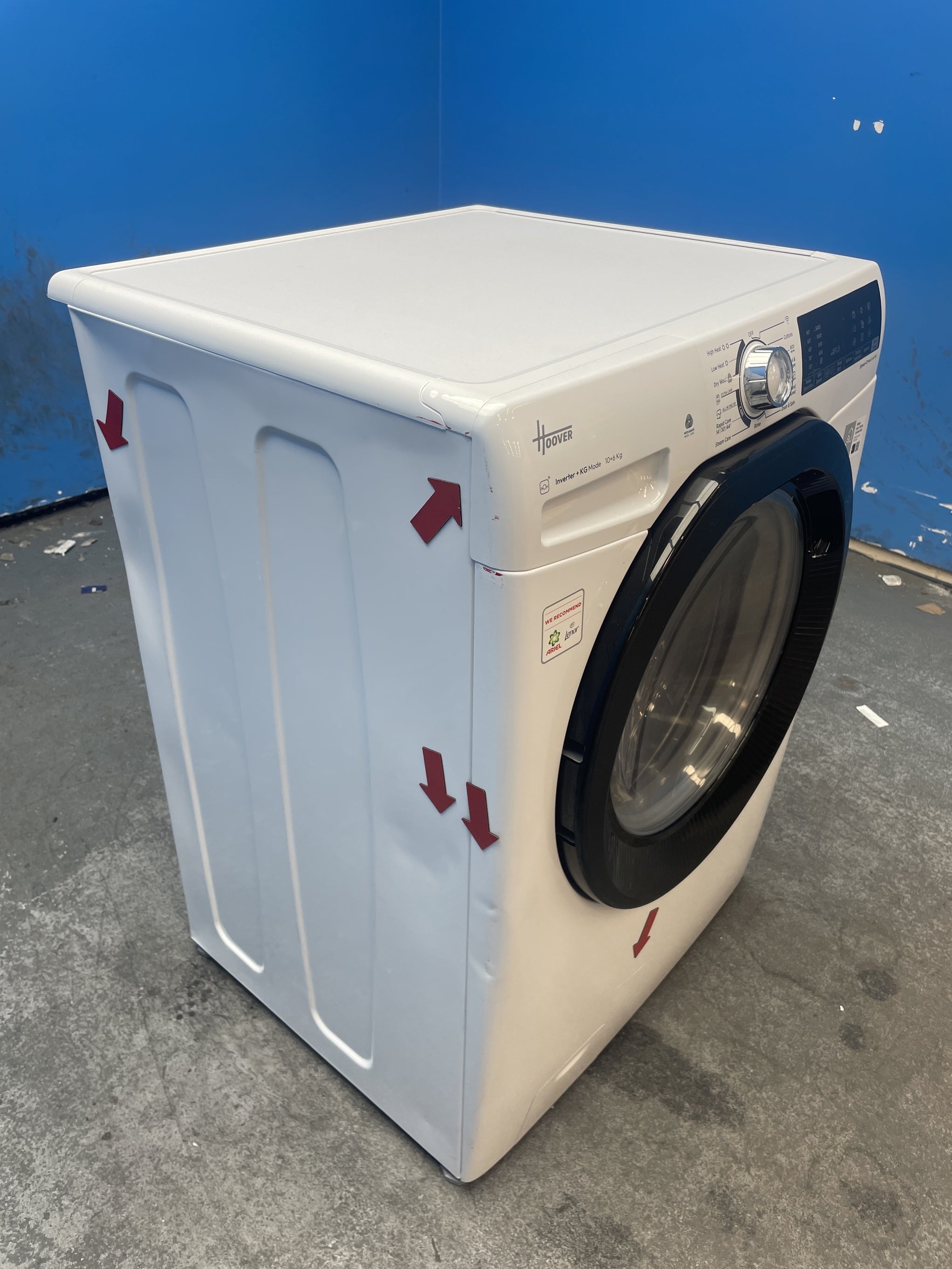#GRC-159-289 - Hoover H-WASH 350 H3DPS41066TAMB80 10/6kg 1400rpm Washer Dryer