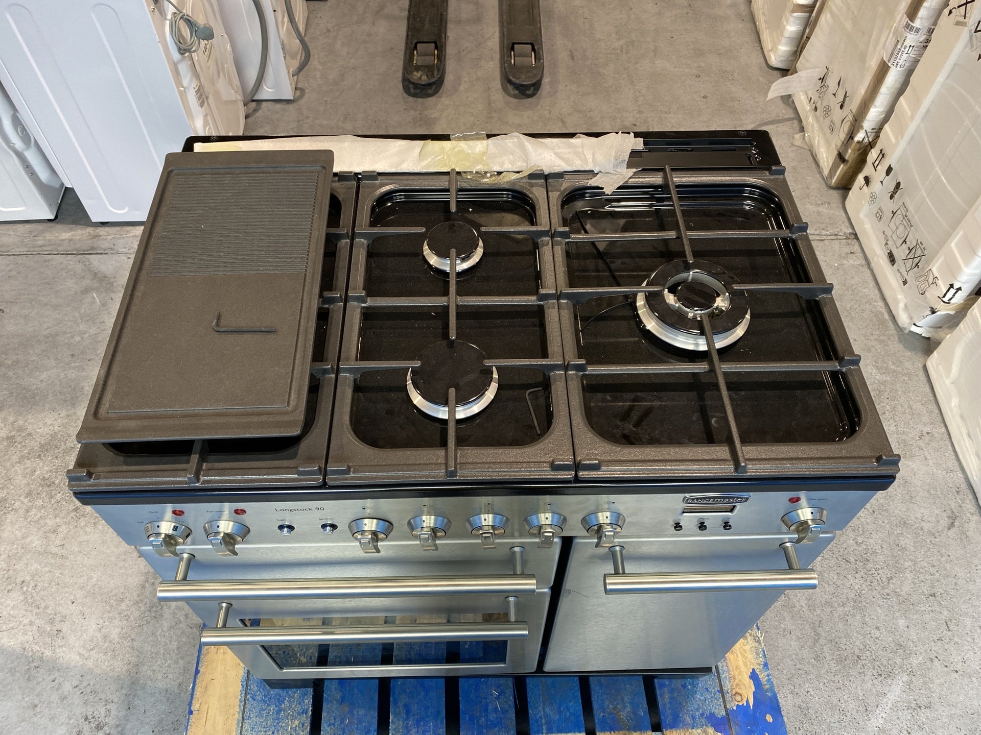 Rangemaster Longstock Deluxe 90cm Dual Fuel Range Cooker