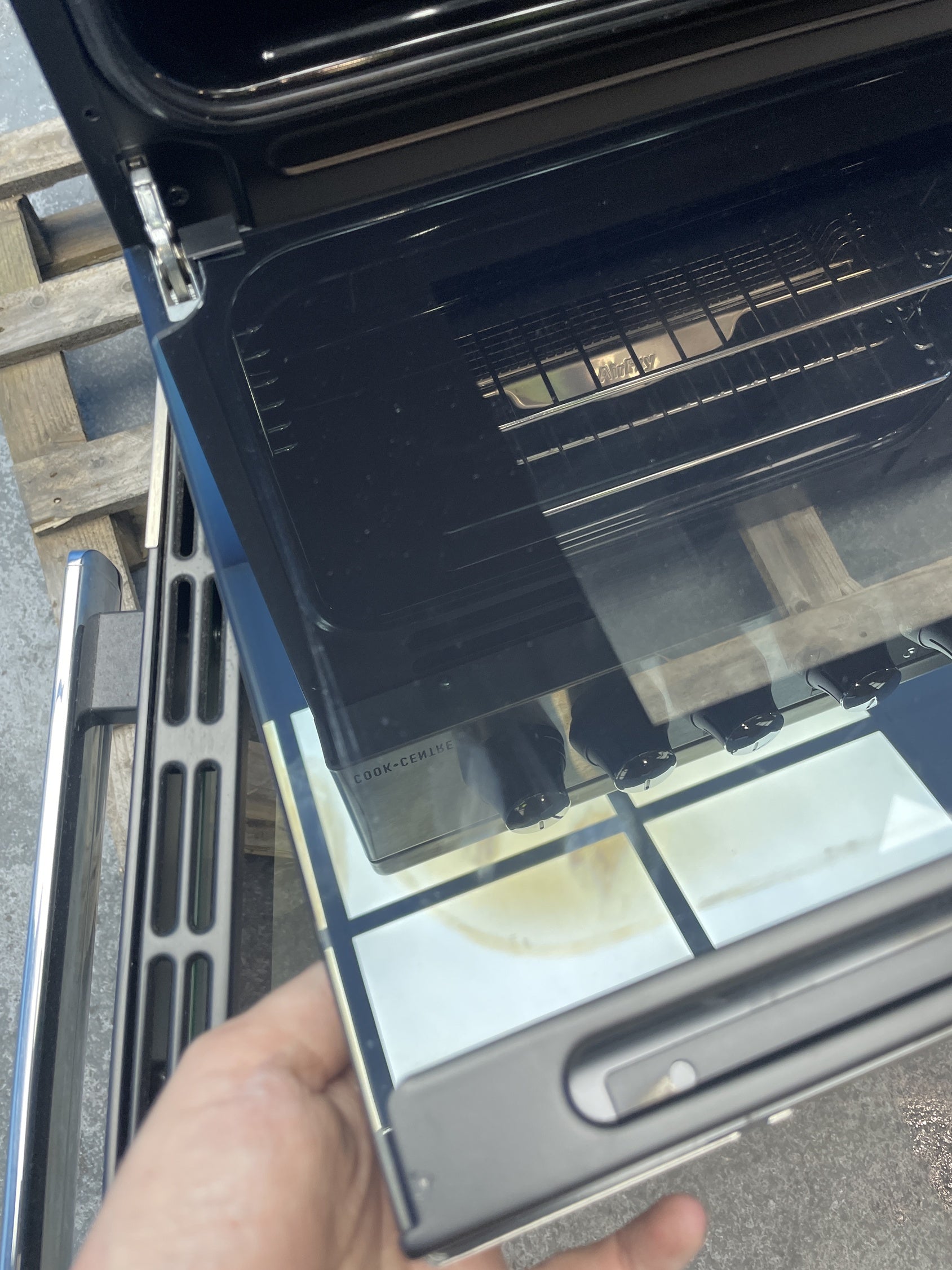 #GRC-159-421 - Belling Cookcentre 90DF 90cm Dual Fuel Range Cooker