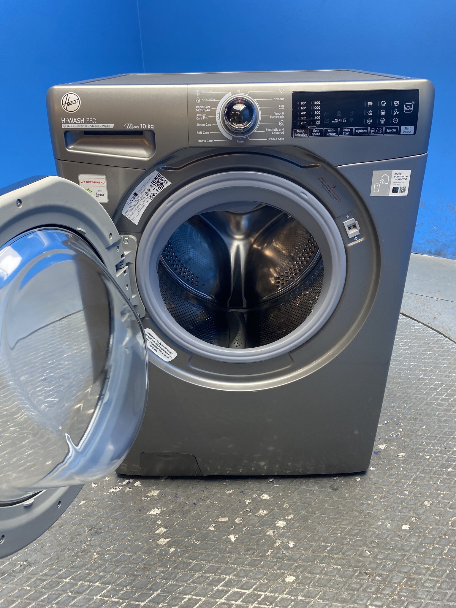 Hoover H3B13WPS4106TAMBR 10kg 1400 Spin Washing Machine