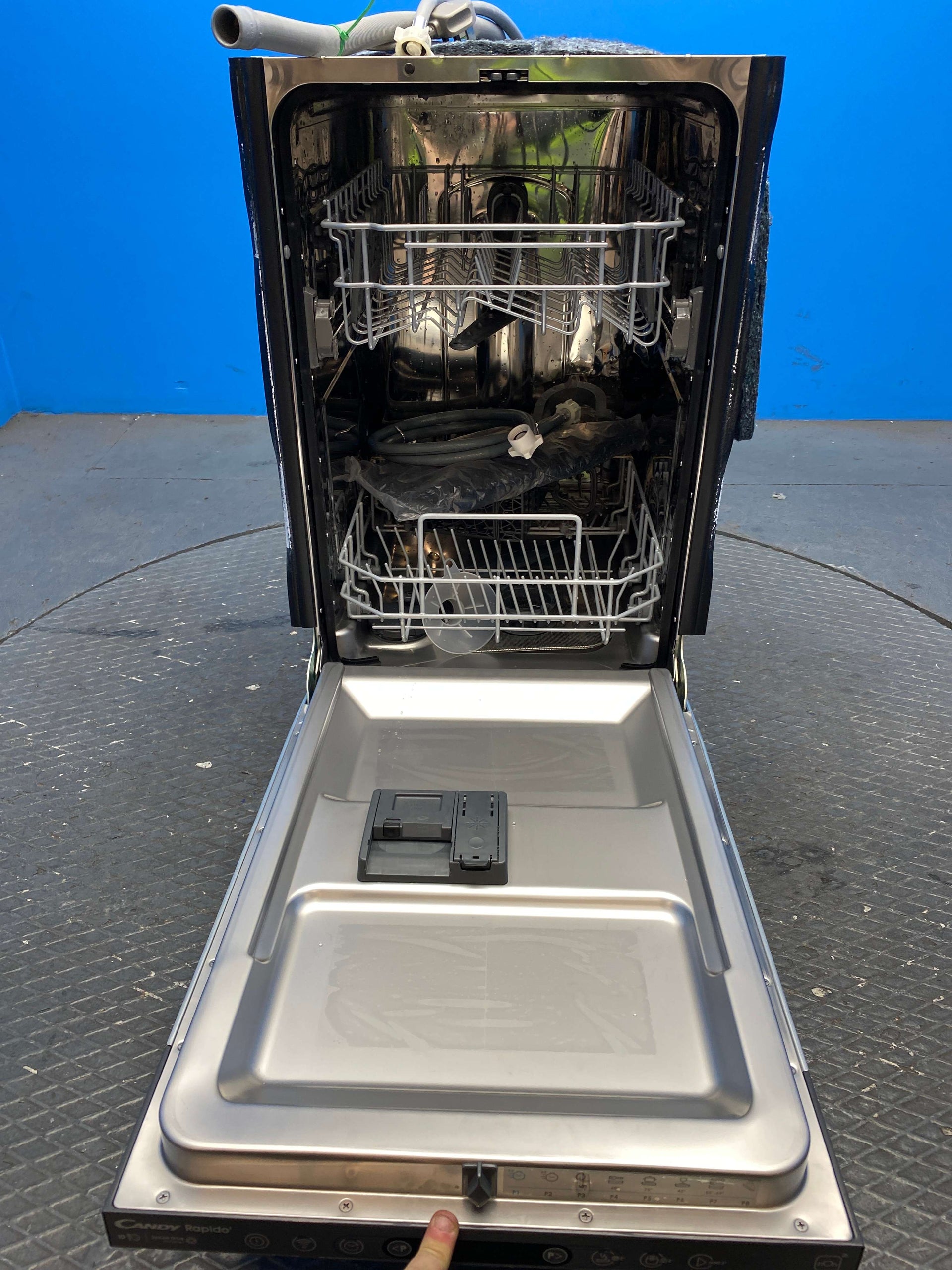 Candy CI0C7SB0FA Rapido Slimline 10 Place Setting Dishwasher
