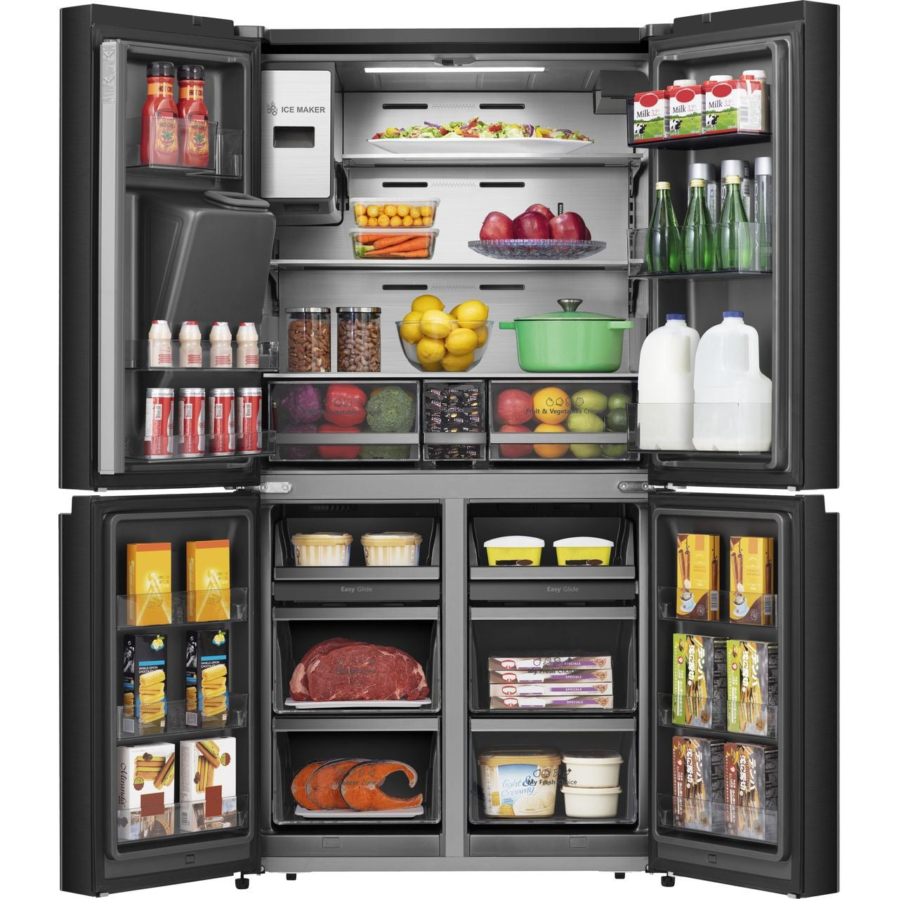 Hisense PureFlat RQ760N4IFE American Style Fridge Freezer – Renew 2 U
