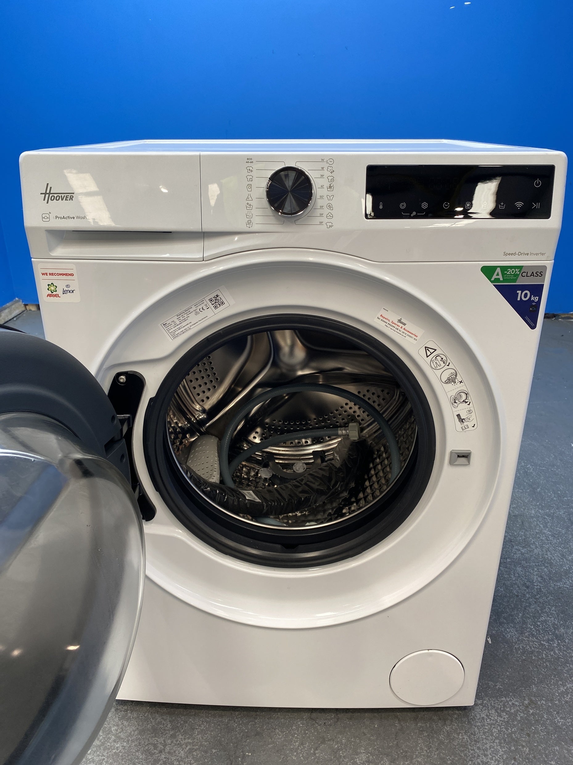 #GRC-160-165 - Hoover Series 5 HBP410BL8-80 Pro Wash 10kg 1400rpm Washing Machine