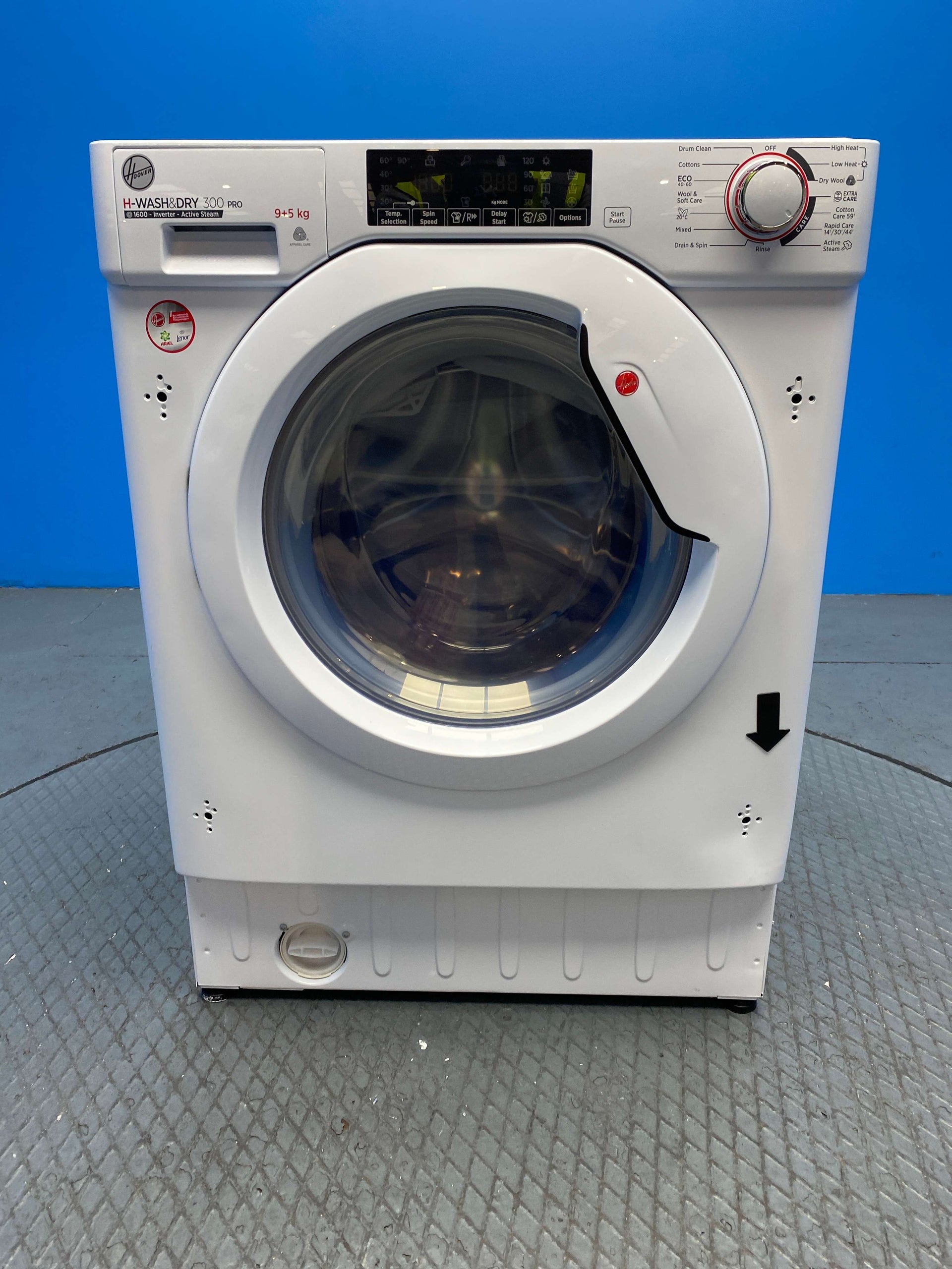 Hoover HBDOS695TMET Built In 9kg / 5kg 1600 Spin Washer Dryer