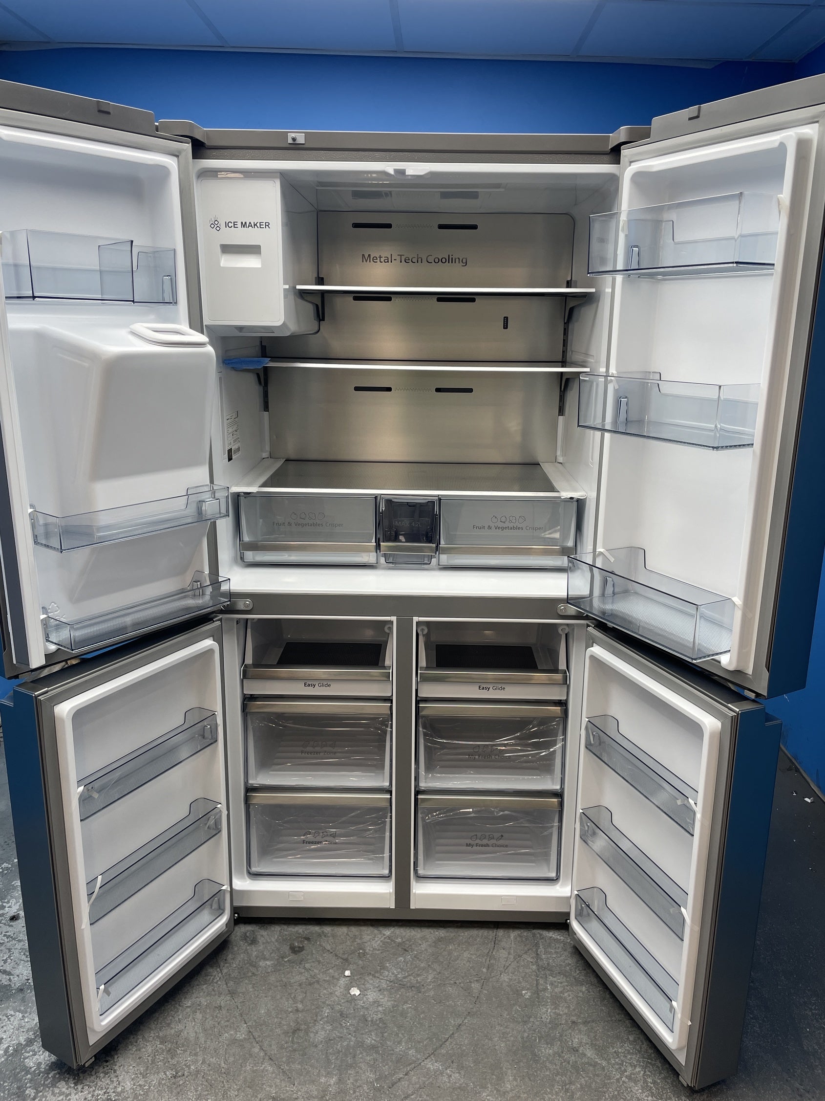 #GRC-157-493 - Hisense RQ760N4SASE 4-Door 584L American Fridge Freezer