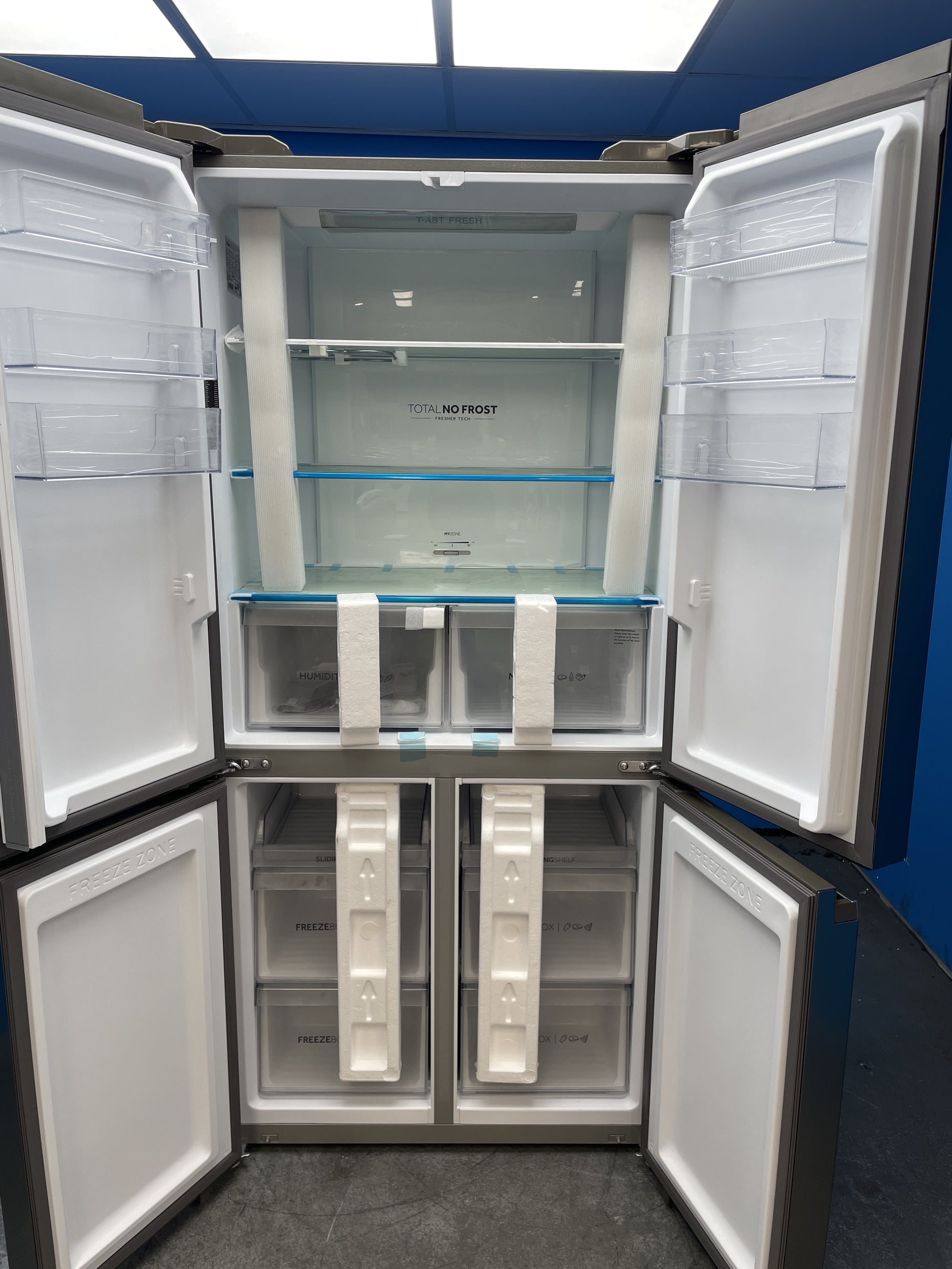 #GRC-157-914 - Haier HCR5919ENMP Cube 90 Series 5 Multi-Door Fridge Freezer