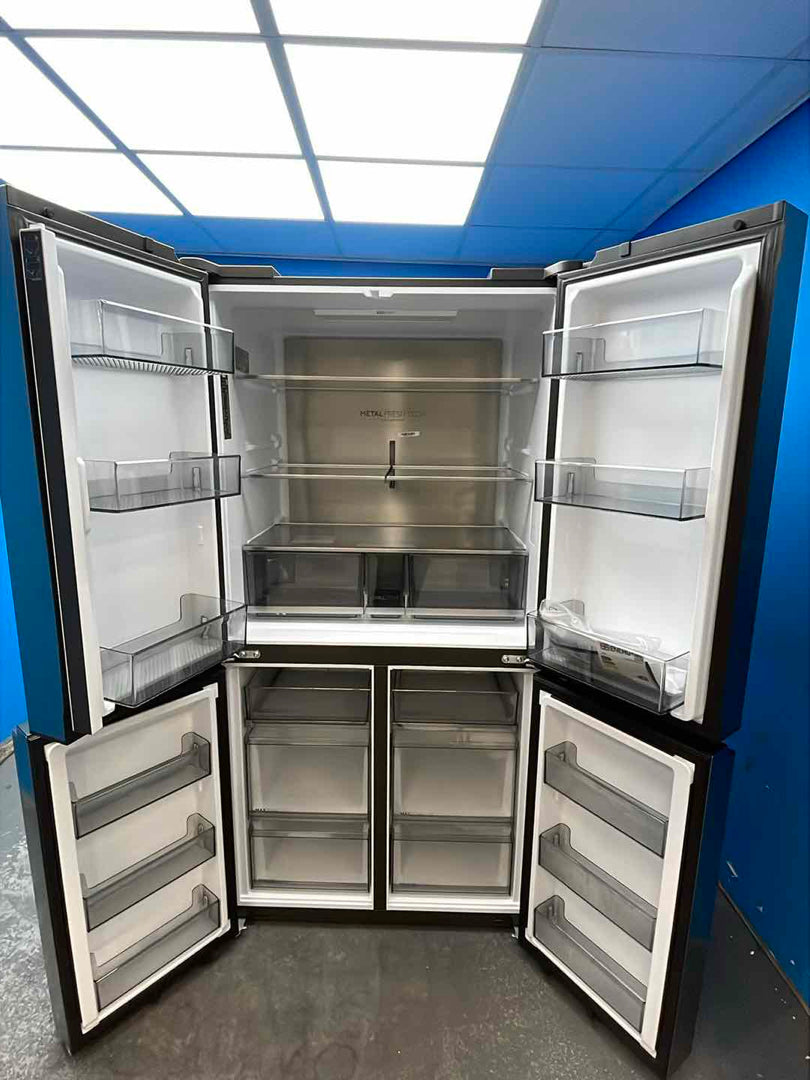 #GRC-160-605 - Haier Horizon Cube HCR59F18DNMM American Style Fridge Freezer