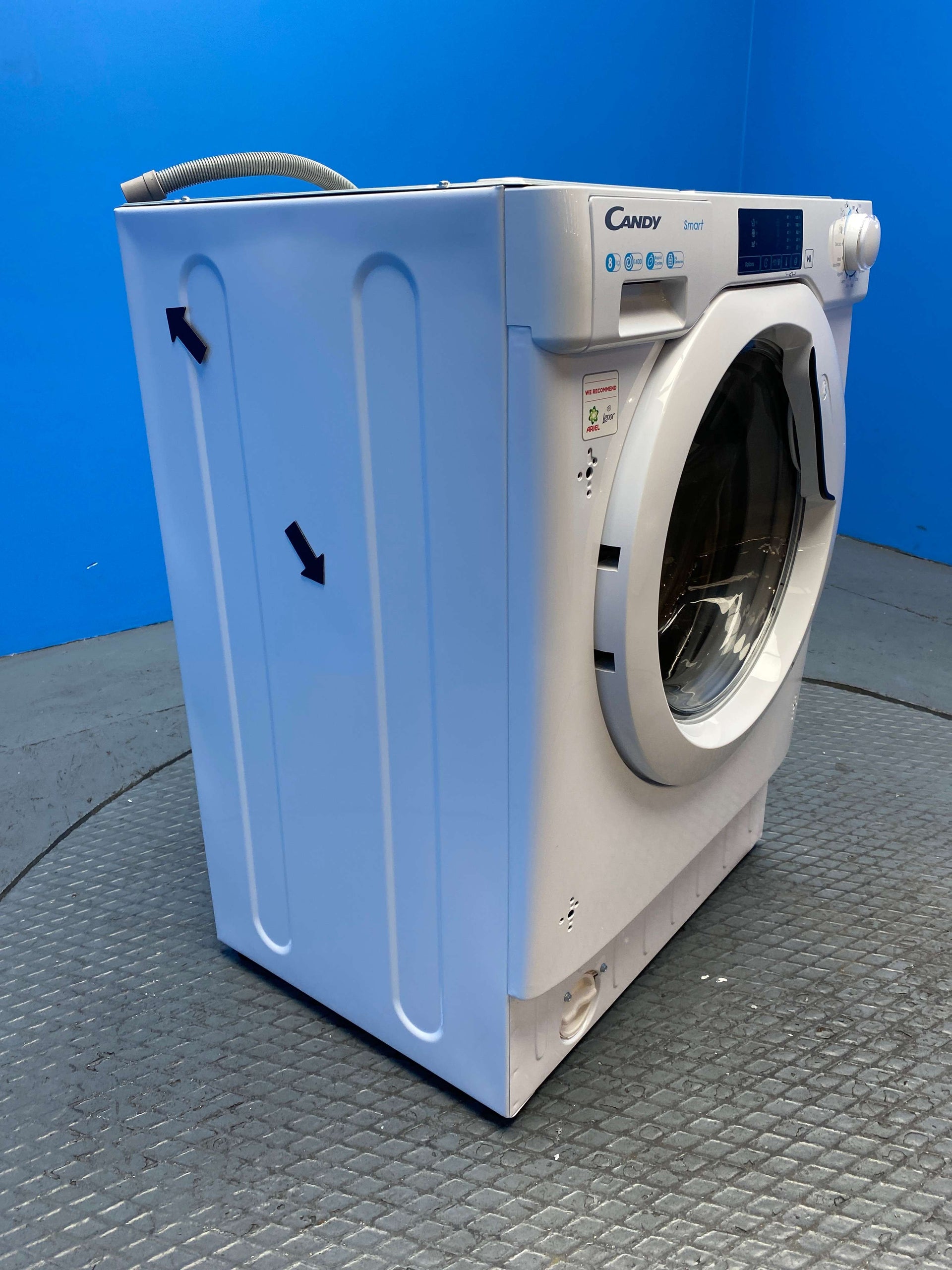 Candy CBW48D1W4 Integrated 8kg 1400 Spin Washing Machine