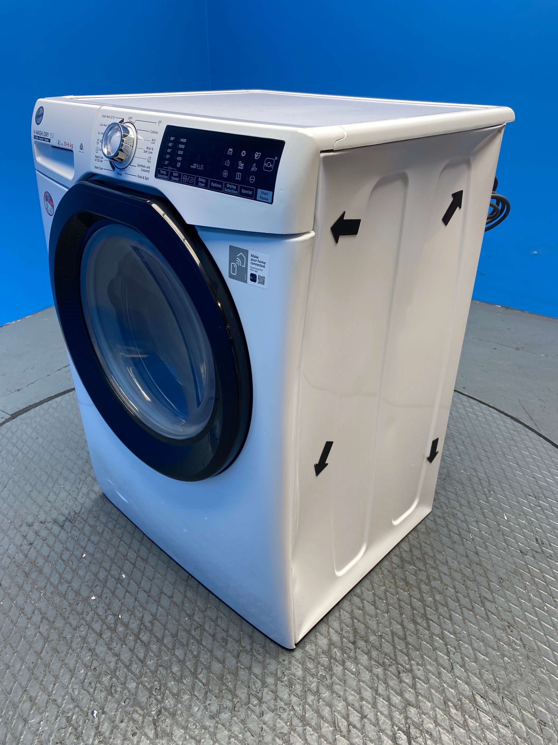Hoover H3DPS41066TAMB80 10/6kg 1400 Spin Washer Dryer