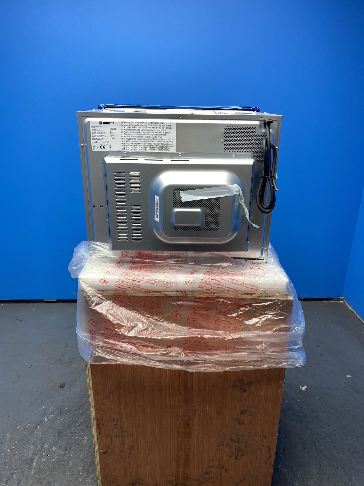 Hoover HMS340VX 34L Built‐In Compact Combi Steam Oven