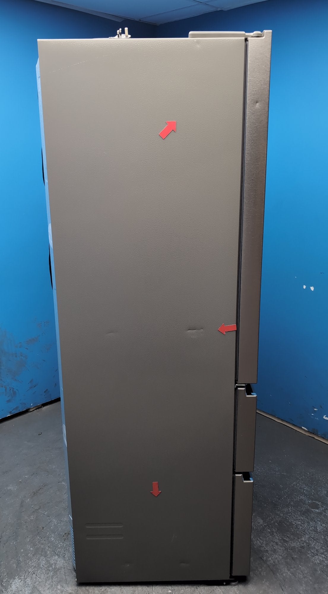 #GRC-163-407 - Haier 70cm French Door Fridge Freezer – 444L, Stainless Steel, Total No Frost