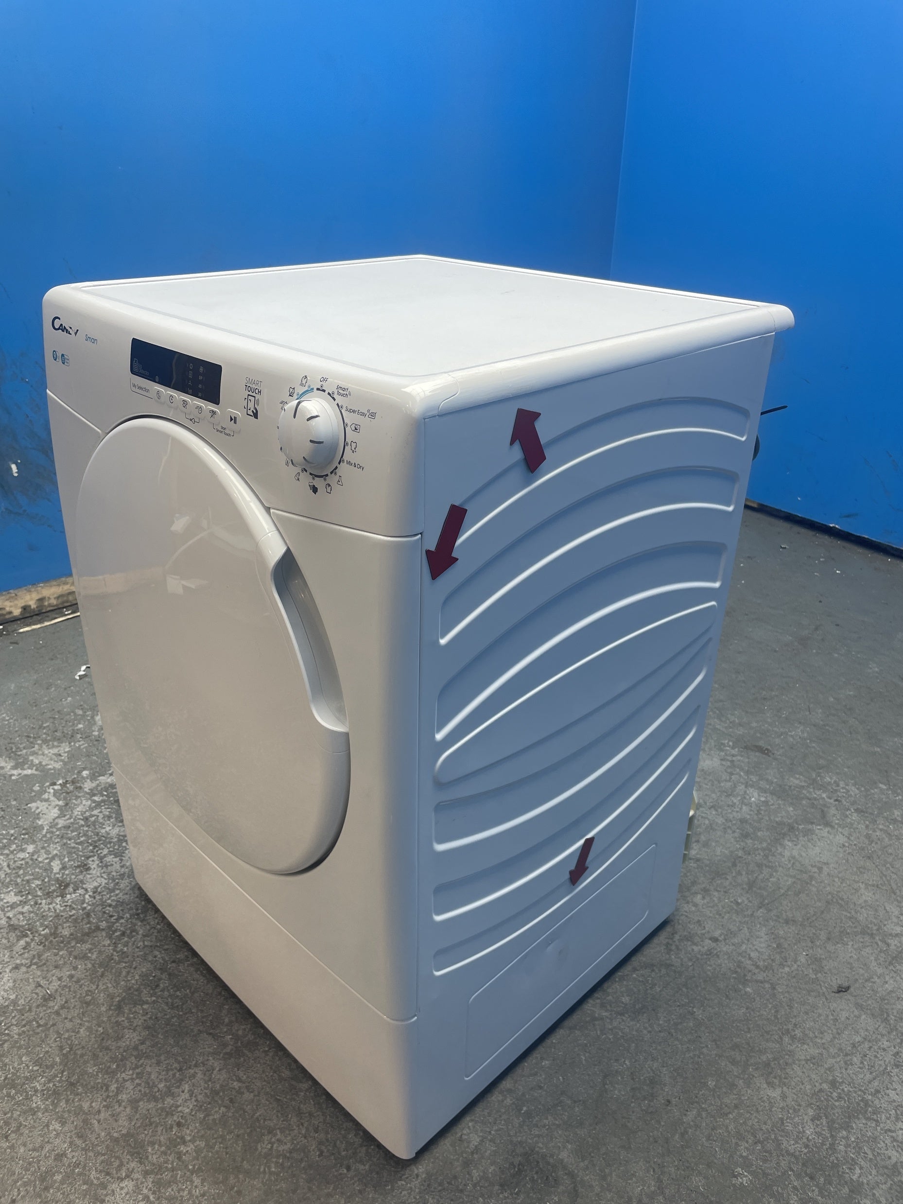 #GRC-158-987 - Candy CSE V9DF-80 9kg Vented Smart Tumble Dryer