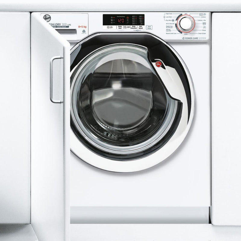Hoover HBDS485D2ACE Integrated 8kg/5kg 1400 Spin Washer Dryer