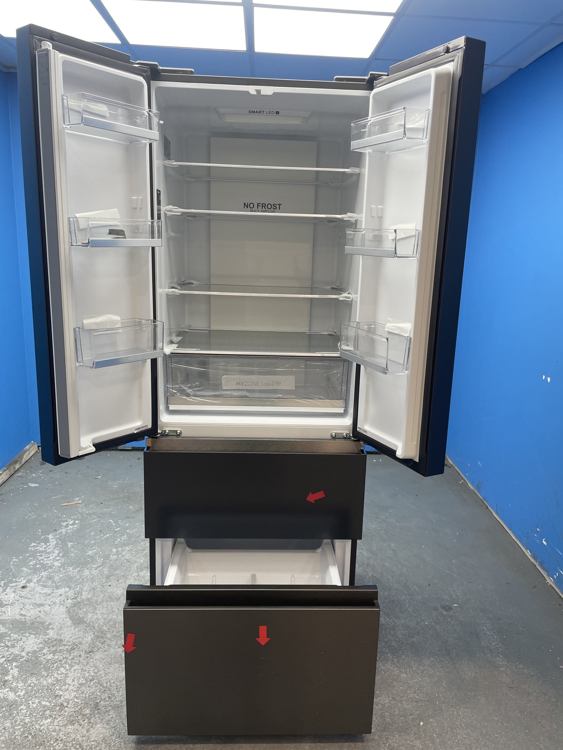 #GRC-157-952 - Haier HFR5719ENPB Series 5 Multi-Door 70cm French Door Refrigerator