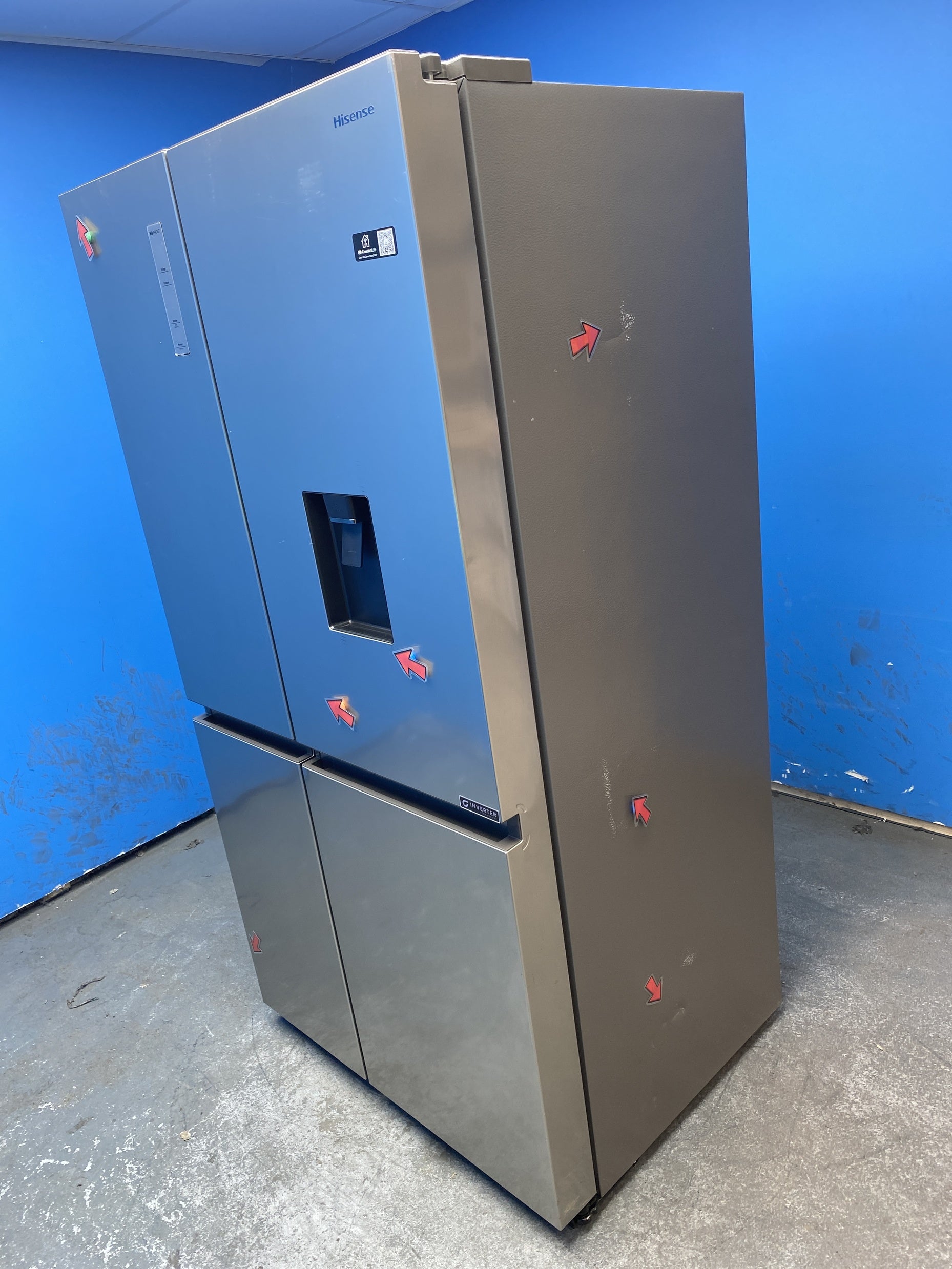 #GRC-145-227 - Hisense RS840N4WCE American Style 649 Litre Fridge Freezer