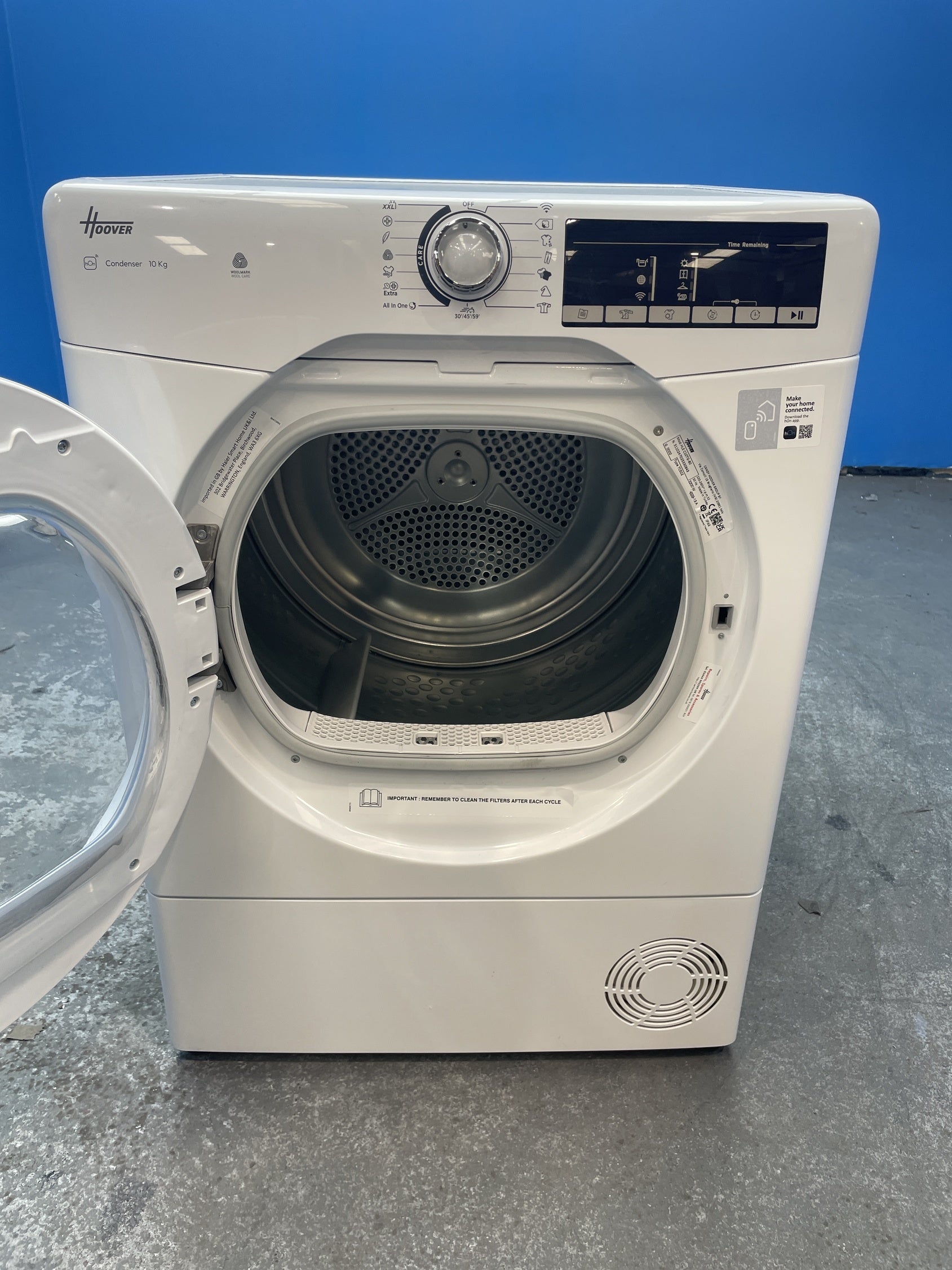 #GRC-152-194 - Hoover HLEC10TG 10kg Condenser Tumble Dryer