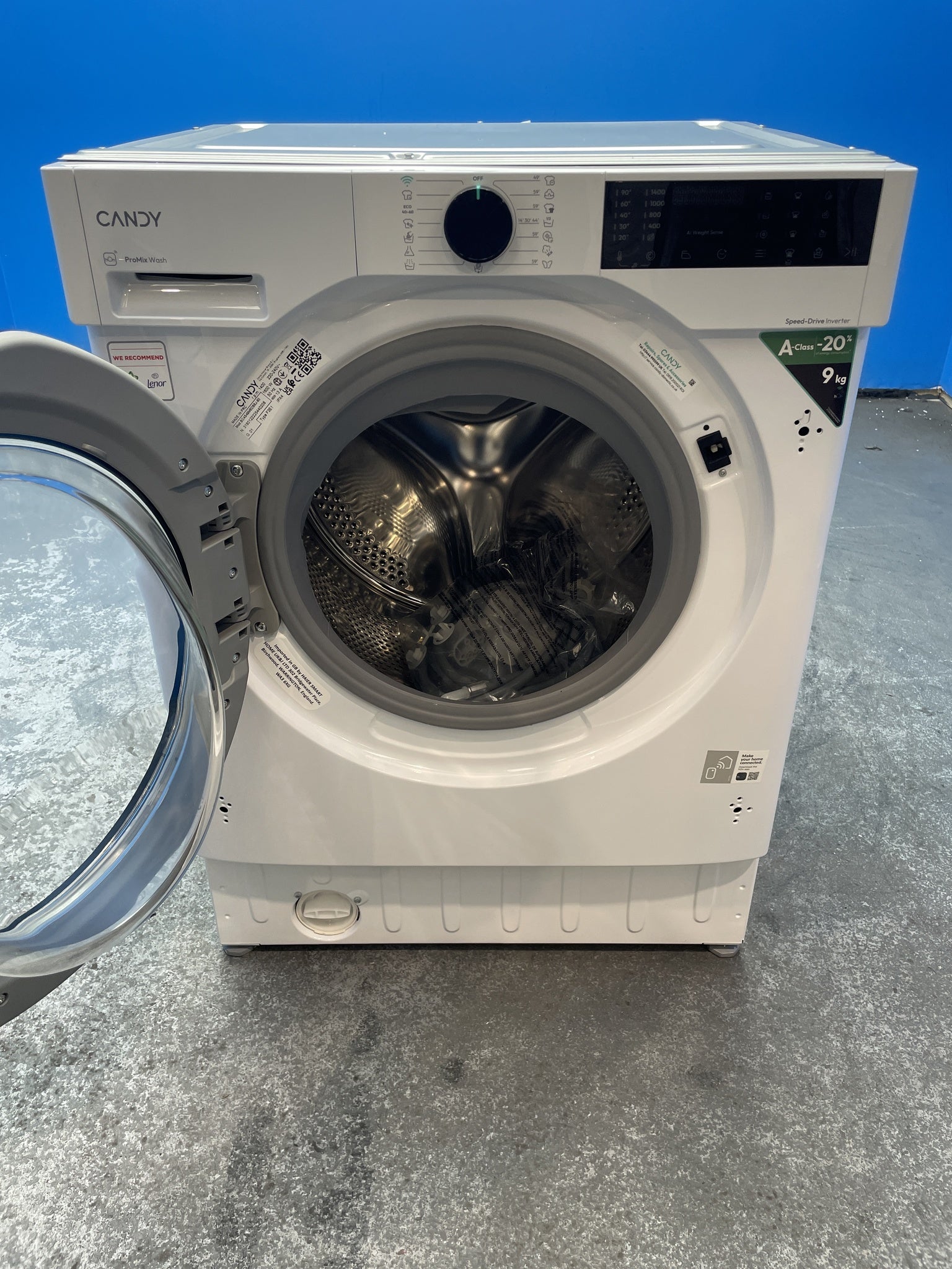 #GRC-144-967 - Candy Smart BC4S49M6DB8J-80 Integrated 9kg 1400rpm Washing Machine