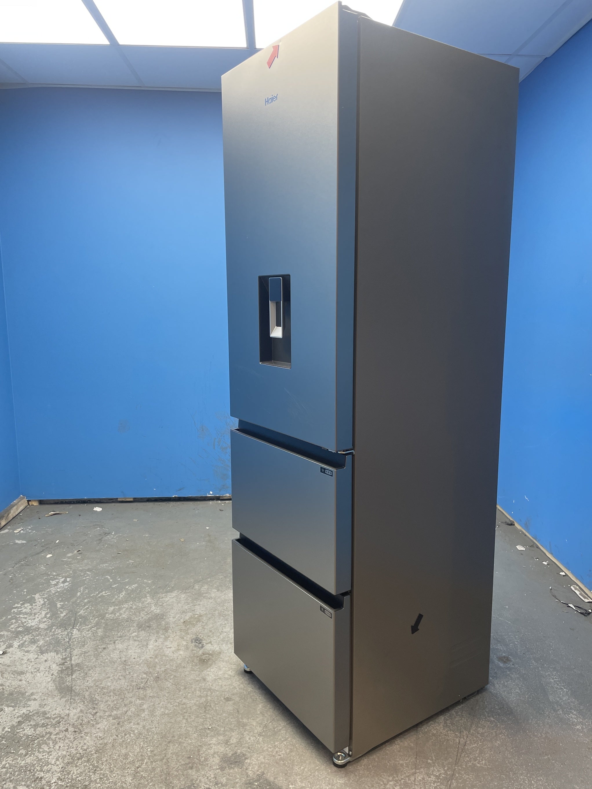 #GRC-159-618 - Haier 3D Combi Series 3 HTR3518EWMXK 60/40 Fridge Freezer