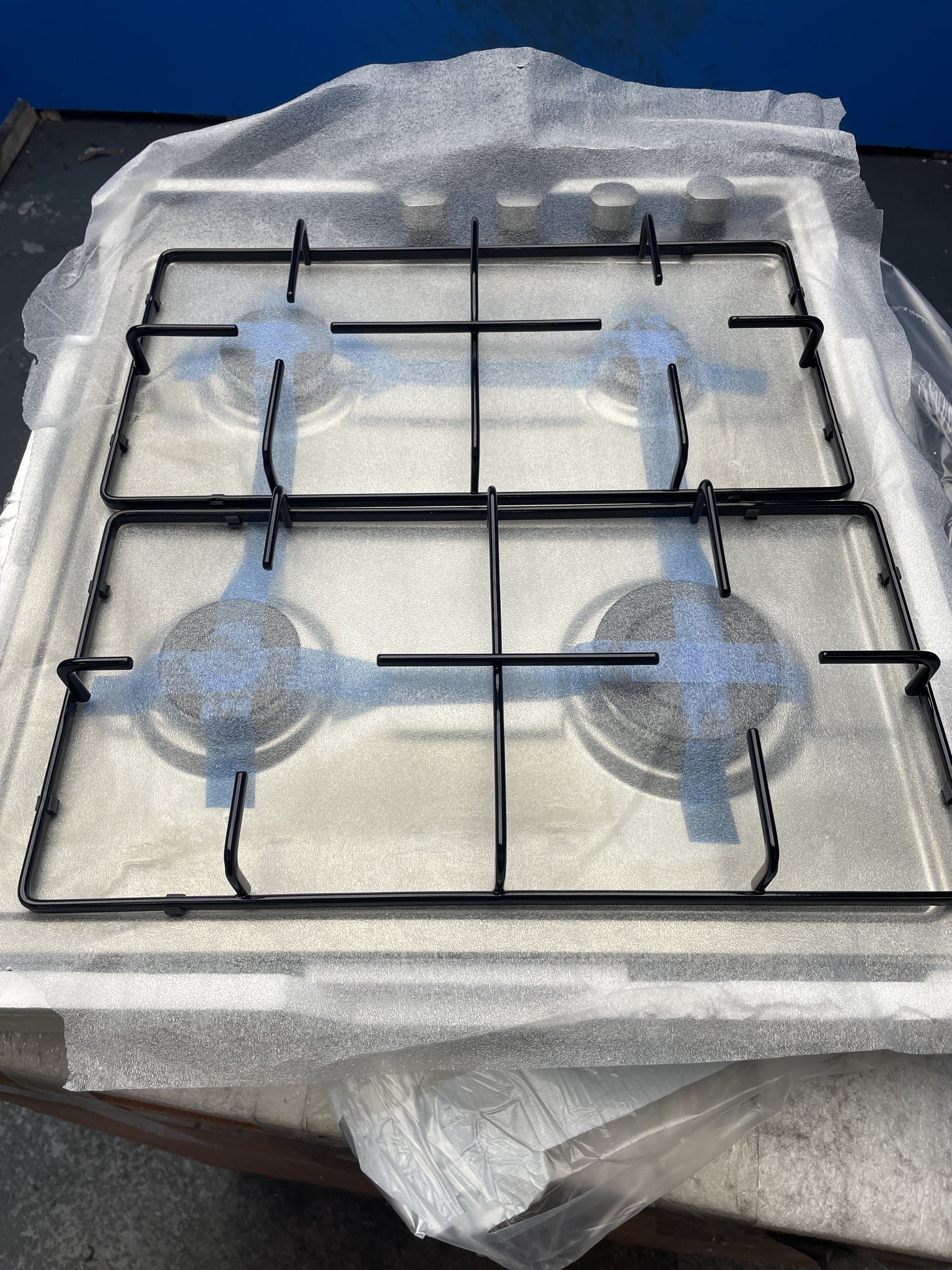 #GRC-159-049 - Candy CHW6LX 60cm Stainless Steel 4 Zone Gas Hob