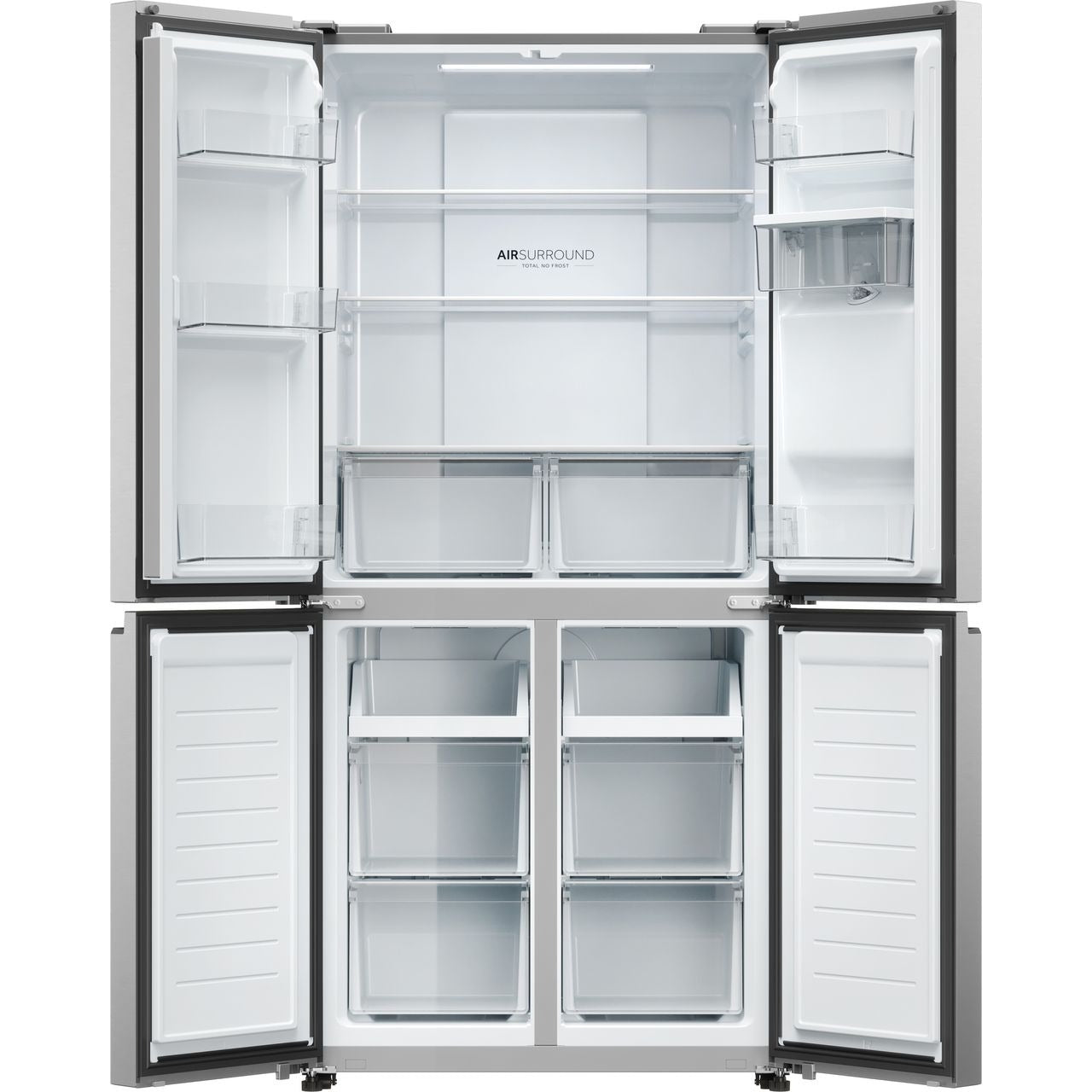 Haier HCR3818EWMM 4-Door Total No Frost Fridge Freezer – Renew 2 U